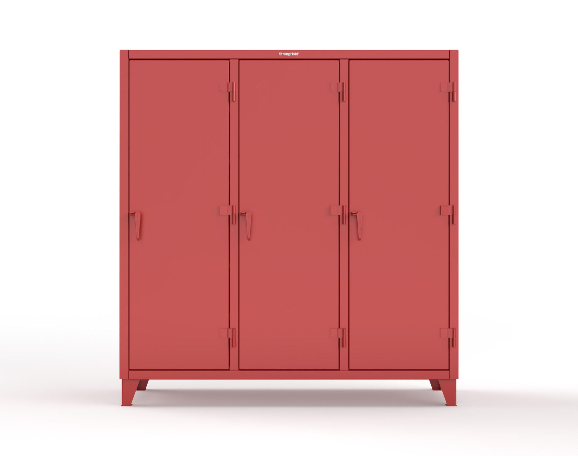 Extreme Duty 12 GA Multi-Shift Cabinet with 15 Shelves - 72 In. W x 24 In. D x 78 In. H - 66-MS-2415-3001