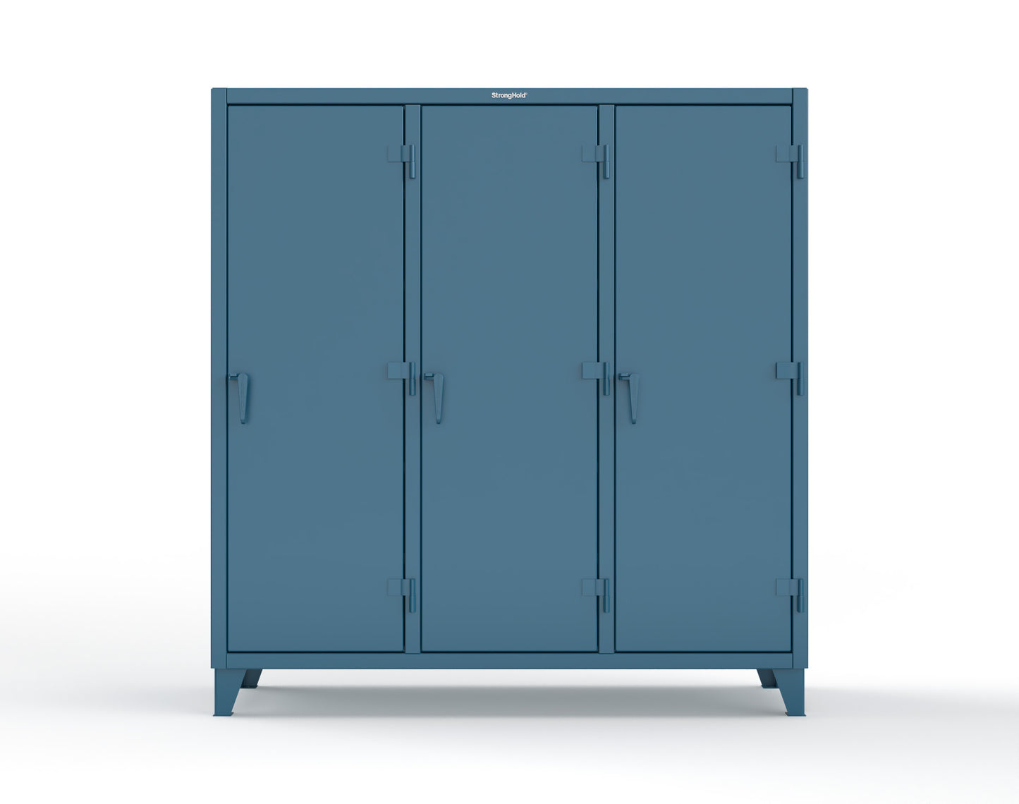 Extreme Duty 12 GA Multi-Shift Cabinet with 15 Shelves - 72 In. W x 24 In. D x 78 In. H - 66-MS-2415-5001