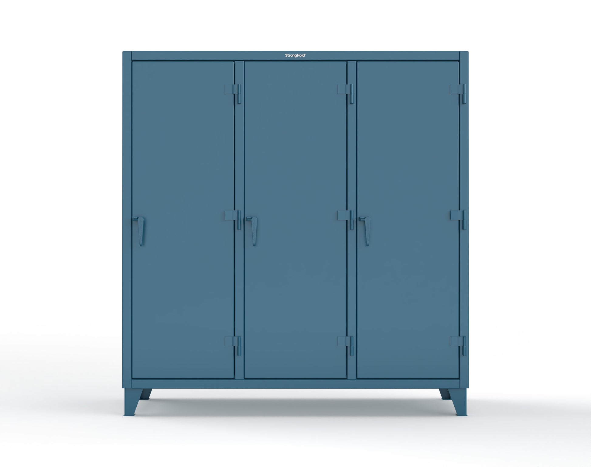 Extreme Duty 12 GA Multi-Shift Cabinet with 15 Shelves - 72 In. W x 24 In. D x 78 In. H - 66-MS-2415-5001
