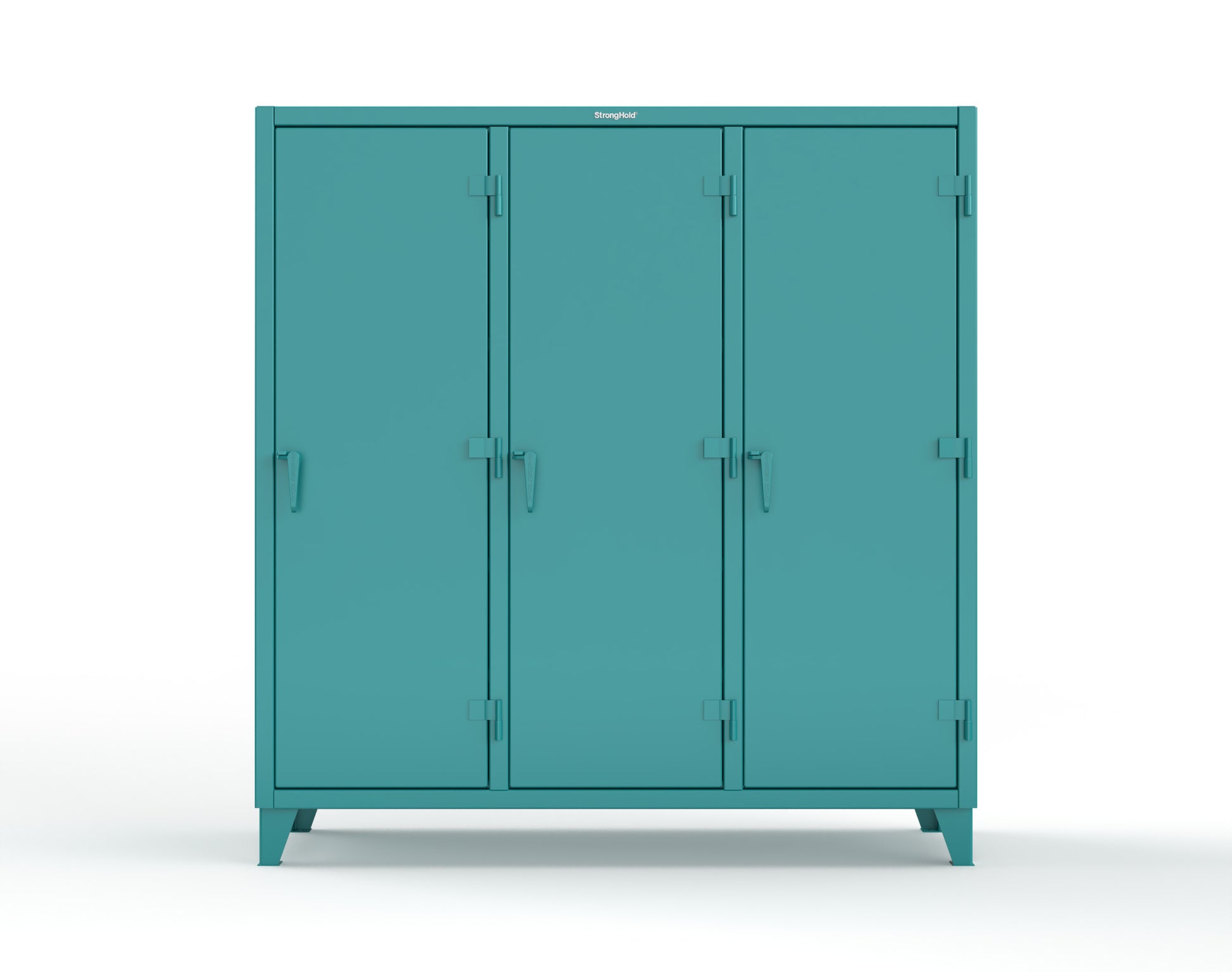 Extreme Duty 12 GA Multi-Shift Cabinet with 15 Shelves - 72 In. W x 24 In. D x 78 In. H - 66-MS-2415-5021