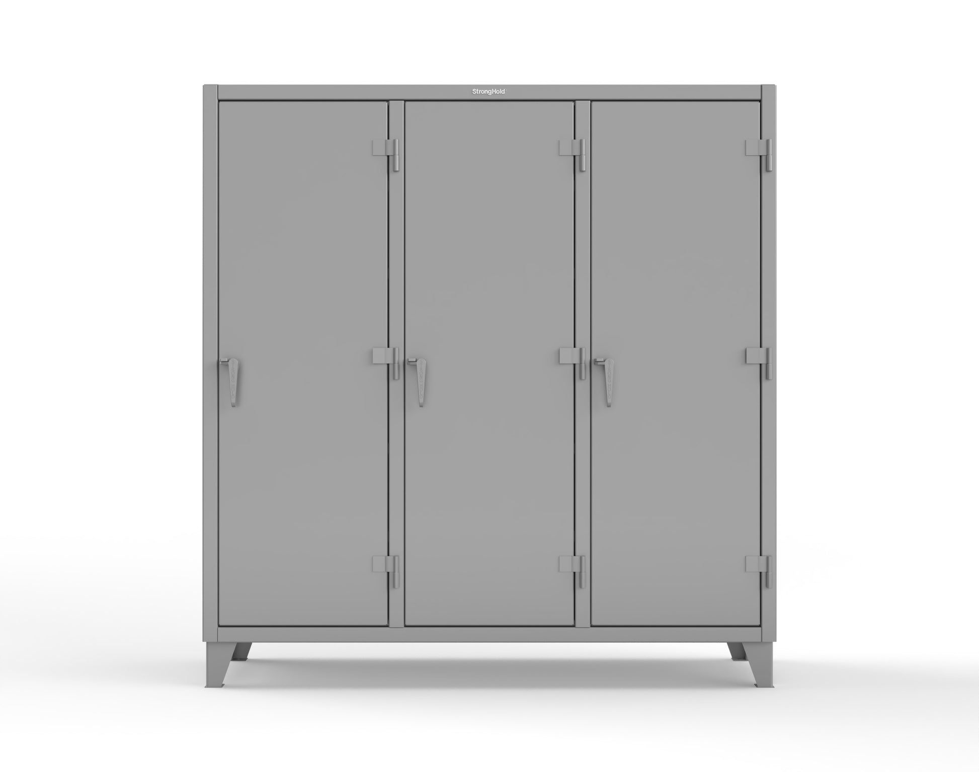 Extreme Duty 12 GA Multi-Shift Cabinet with 15 Shelves - 72 In. W x 24 In. D x 78 In. H - 66-MS-2415-7037