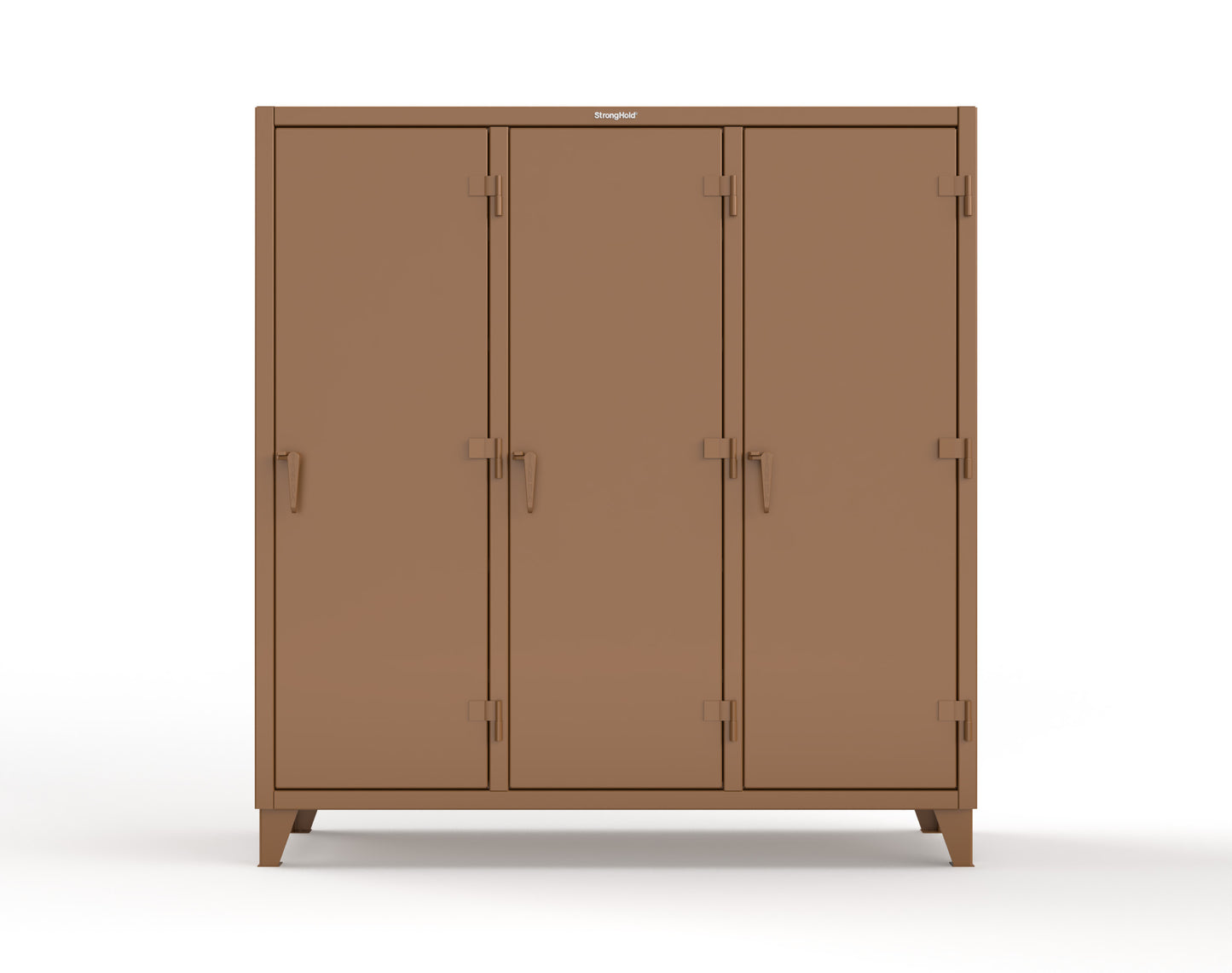 Extreme Duty 12 GA Multi-Shift Cabinet with 15 Shelves - 72 In. W x 24 In. D x 78 In. H - 66-MS-2415-8008