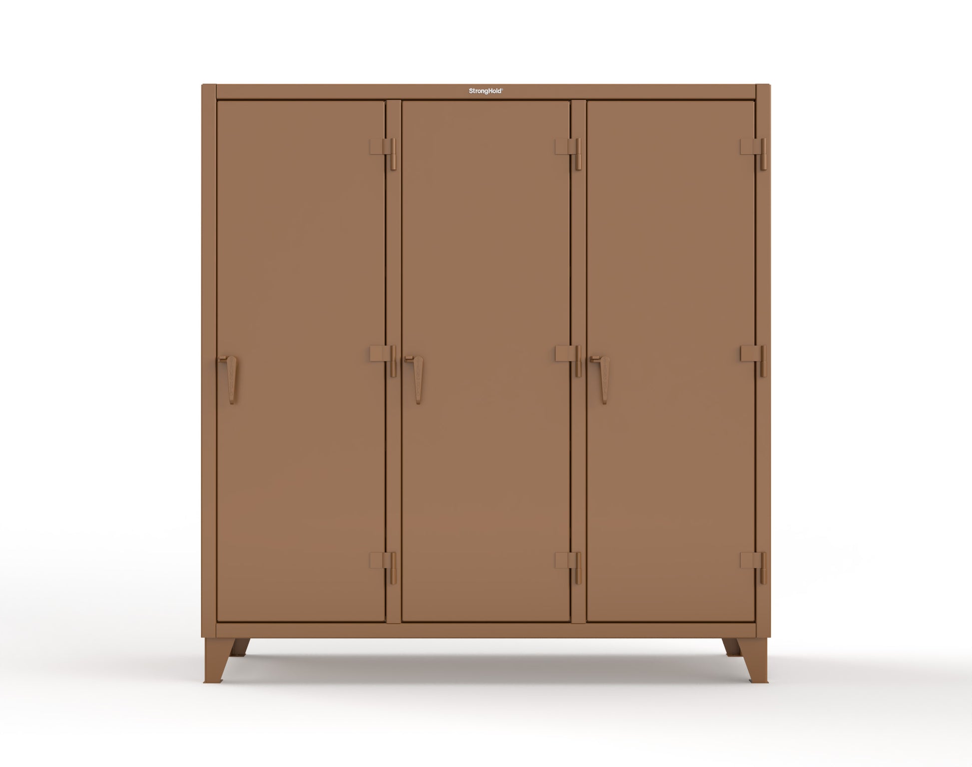 Extreme Duty 12 GA Multi-Shift Cabinet with 15 Shelves - 72 In. W x 24 In. D x 78 In. H - 66-MS-2415-8008