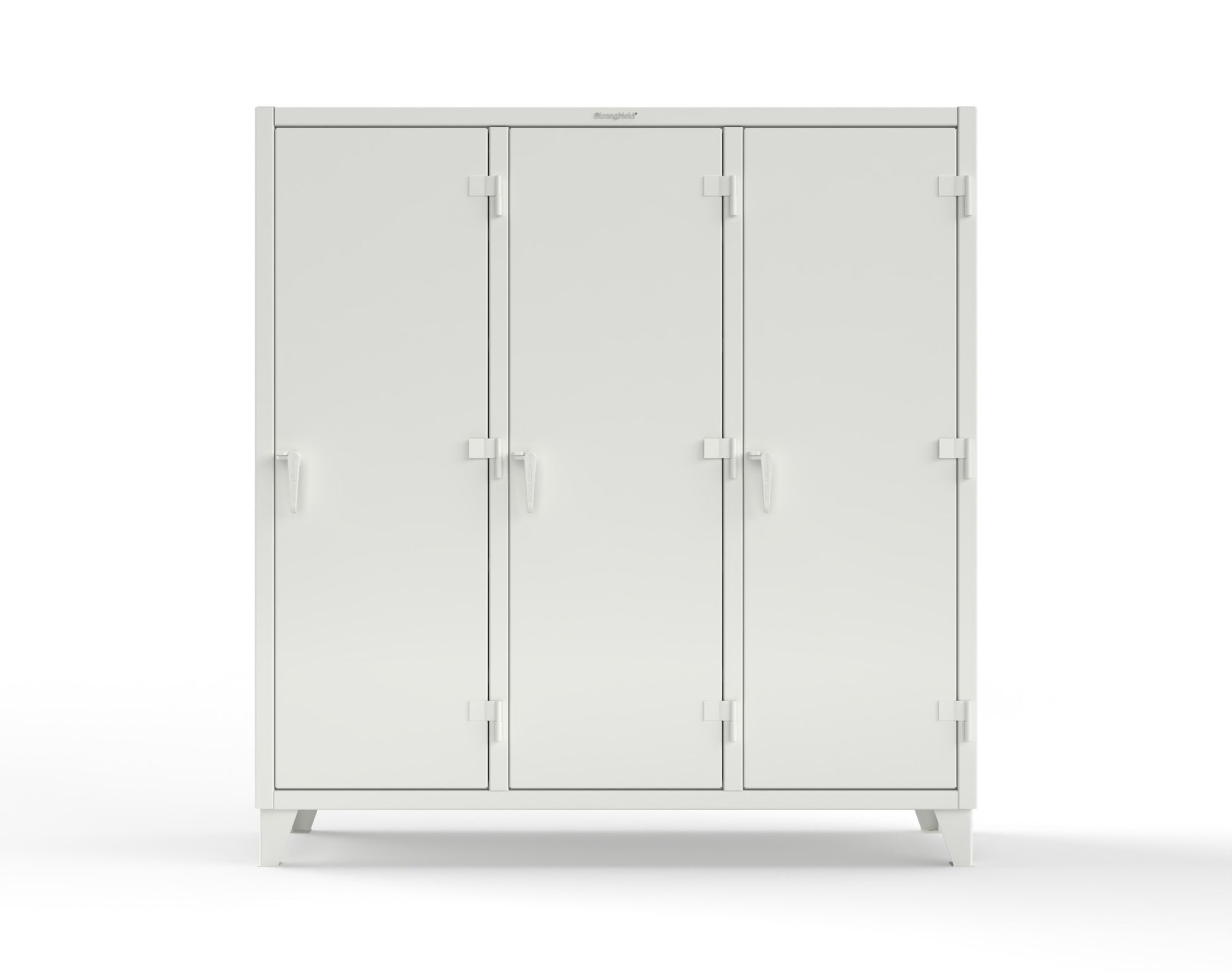 Extreme Duty 12 GA Multi-Shift Cabinet with 15 Shelves - 72 In. W x 24 In. D x 78 In. H - 66-MS-2415-9003