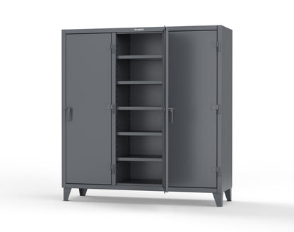 Extreme Duty 12 GA Multi-Shift Cabinet with 15 Shelves - 72 In. W x 24 In. D x 78 In. H - 66-MS-2415-7024