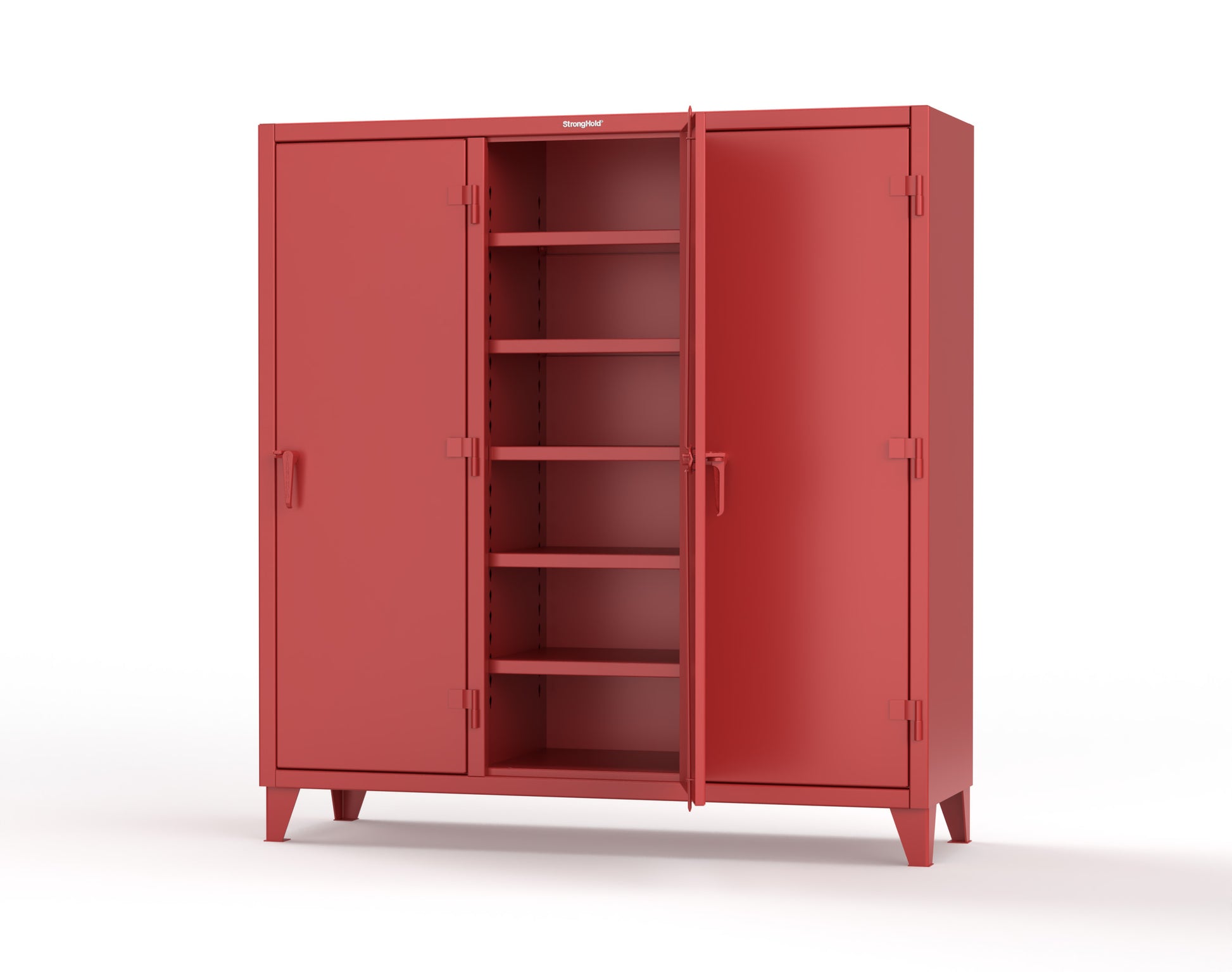 Extreme Duty 12 GA Multi-Shift Cabinet with 15 Shelves - 72 In. W x 24 In. D x 78 In. H - 66-MS-2415-3001