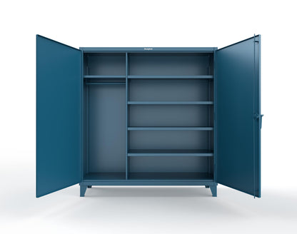 Extreme Duty 12 GA Uniform Cabinet with 5 Shelves - 72 In. W x 24 In. D x 78 In. H - 66-W-245-5001