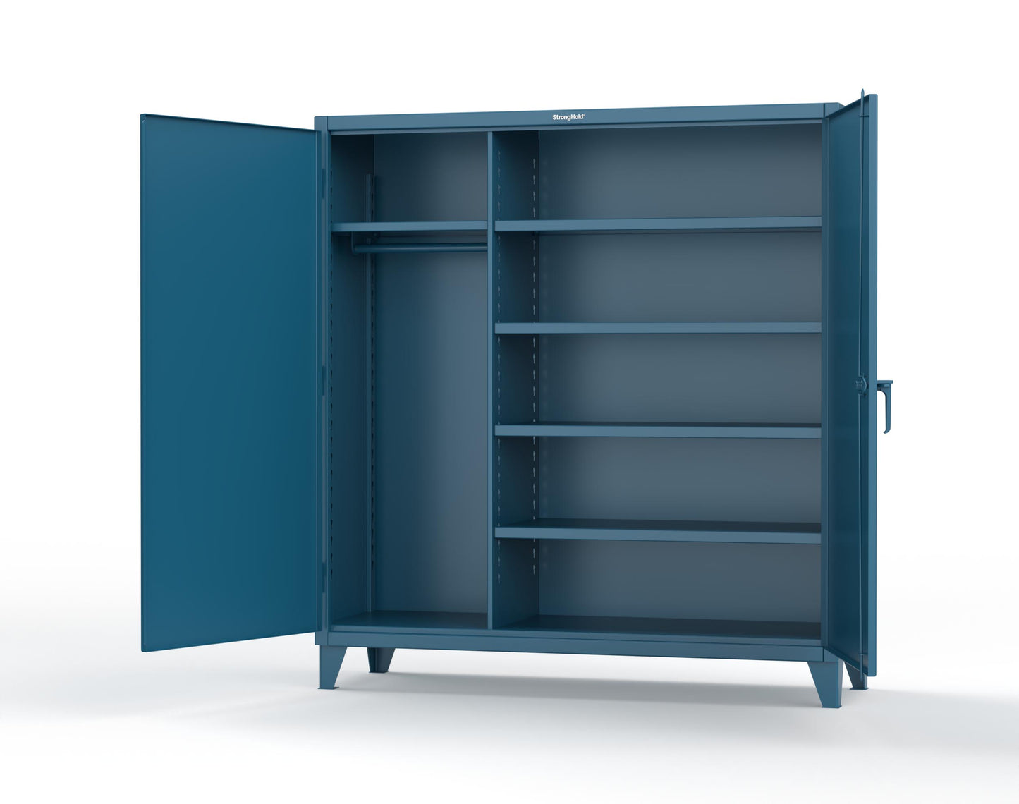 Extreme Duty 12 GA Uniform Cabinet with 5 Shelves - 72 In. W x 24 In. D x 78 In. H - 66-W-245-5001