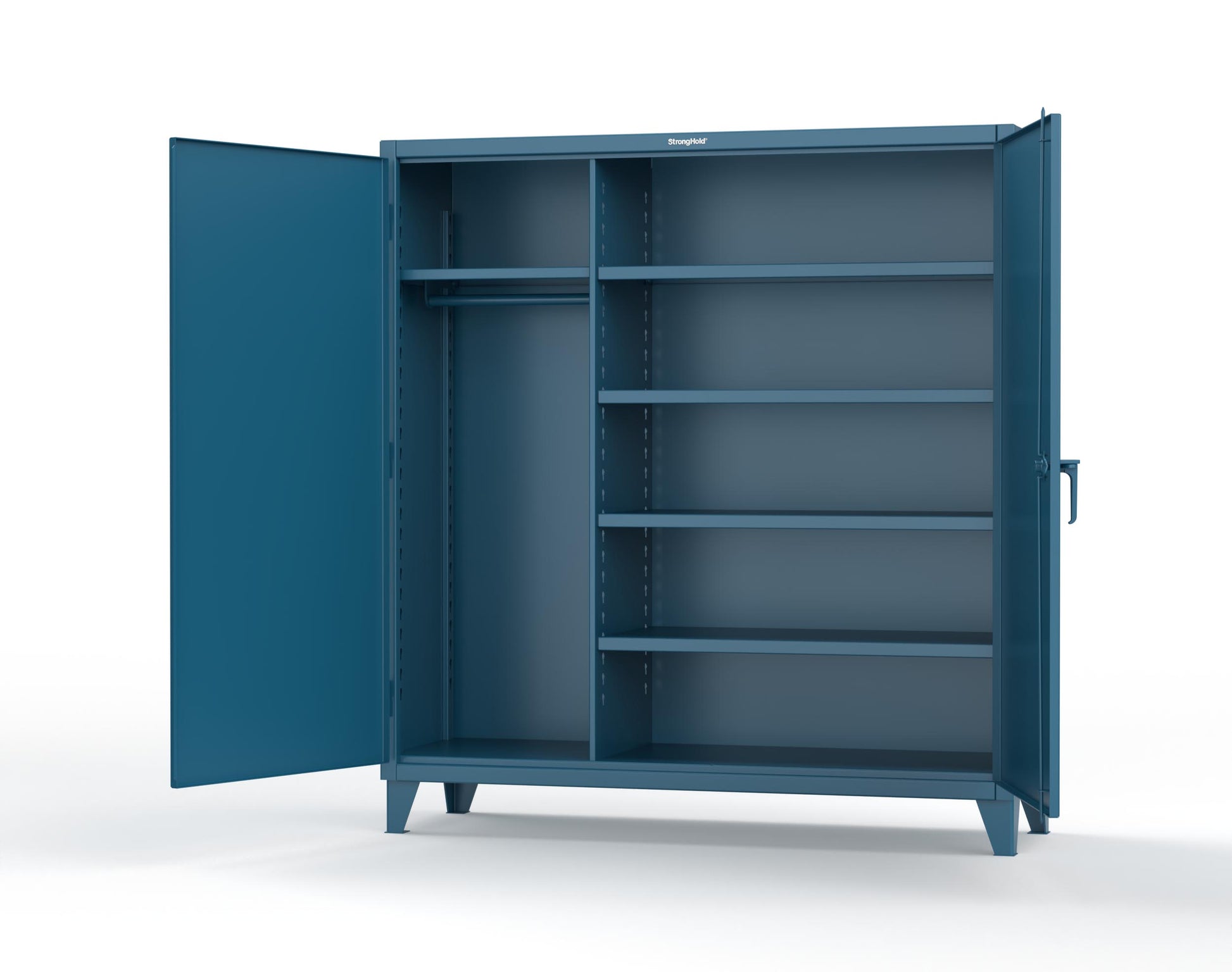 Extreme Duty 12 GA Uniform Cabinet with 5 Shelves - 72 In. W x 24 In. D x 78 In. H - 66-W-245-5001