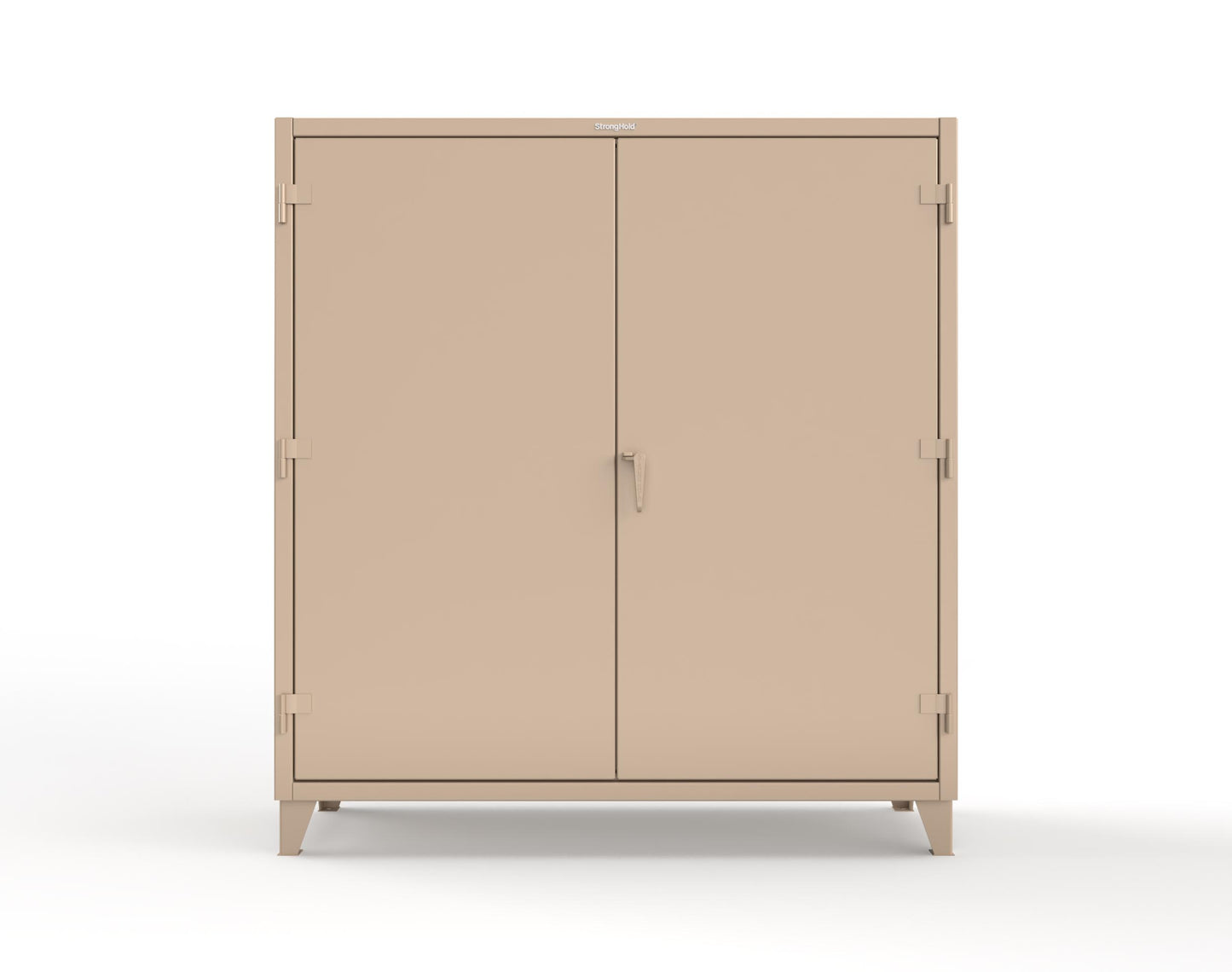 Extreme Duty 12 GA Uniform Cabinet with Hanger Rod, 1 Shelf - 72 In. W x 24 In. D x 78 In. H - 66-WR-241-1019