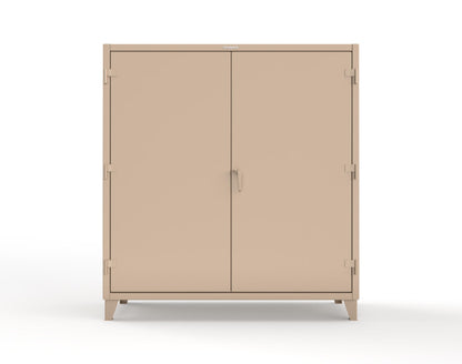 Extreme Duty 12 GA Uniform Cabinet with Hanger Rod, 1 Shelf - 72 In. W x 24 In. D x 78 In. H - 66-WR-241-1019