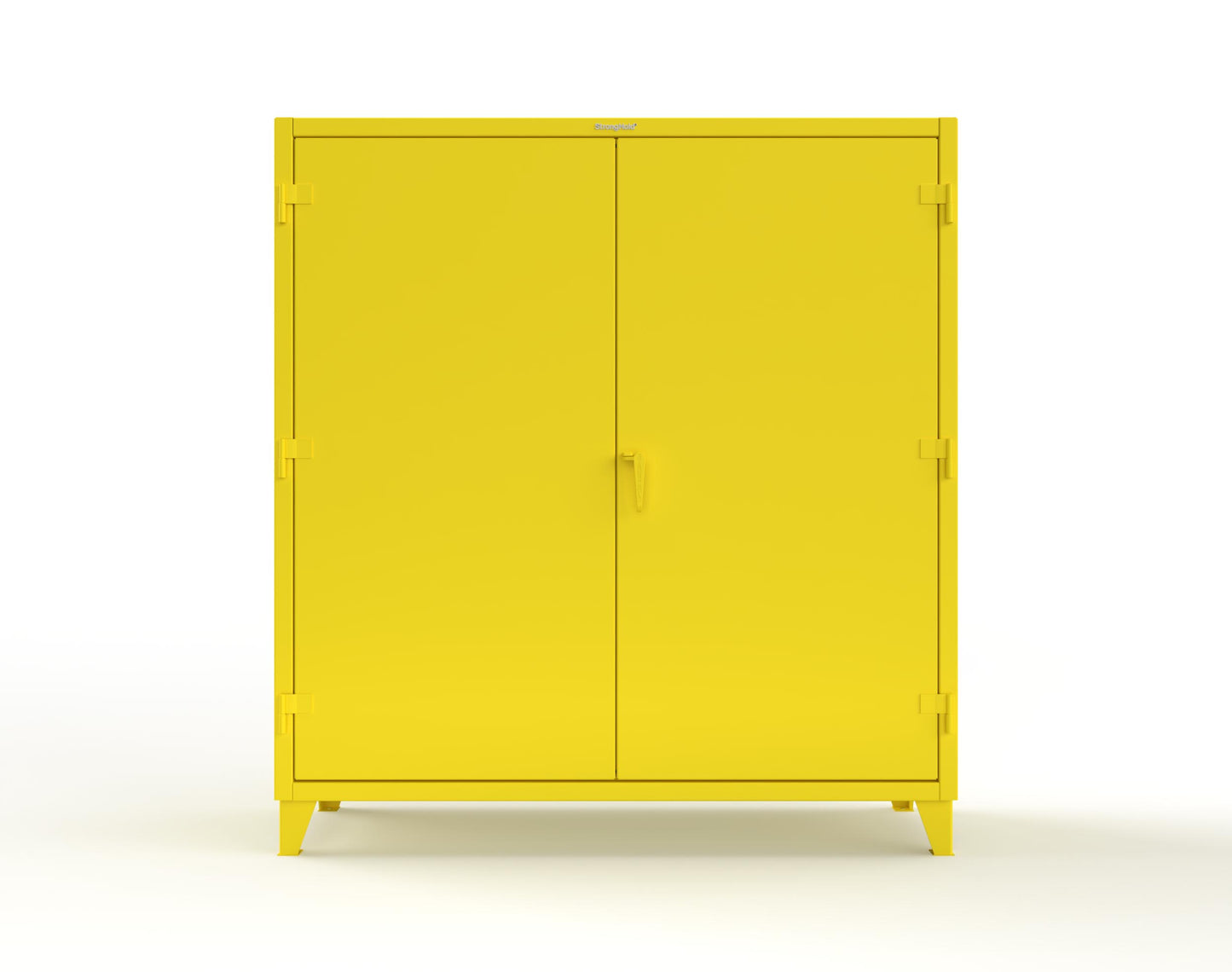 Extreme Duty 12 GA Uniform Cabinet with Hanger Rod, 1 Shelf - 72 In. W x 24 In. D x 78 In. H - 66-WR-241-1021