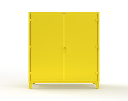 Extreme Duty 12 GA Uniform Cabinet with Hanger Rod, 1 Shelf - 72 In. W x 24 In. D x 78 In. H - 66-WR-241-1021