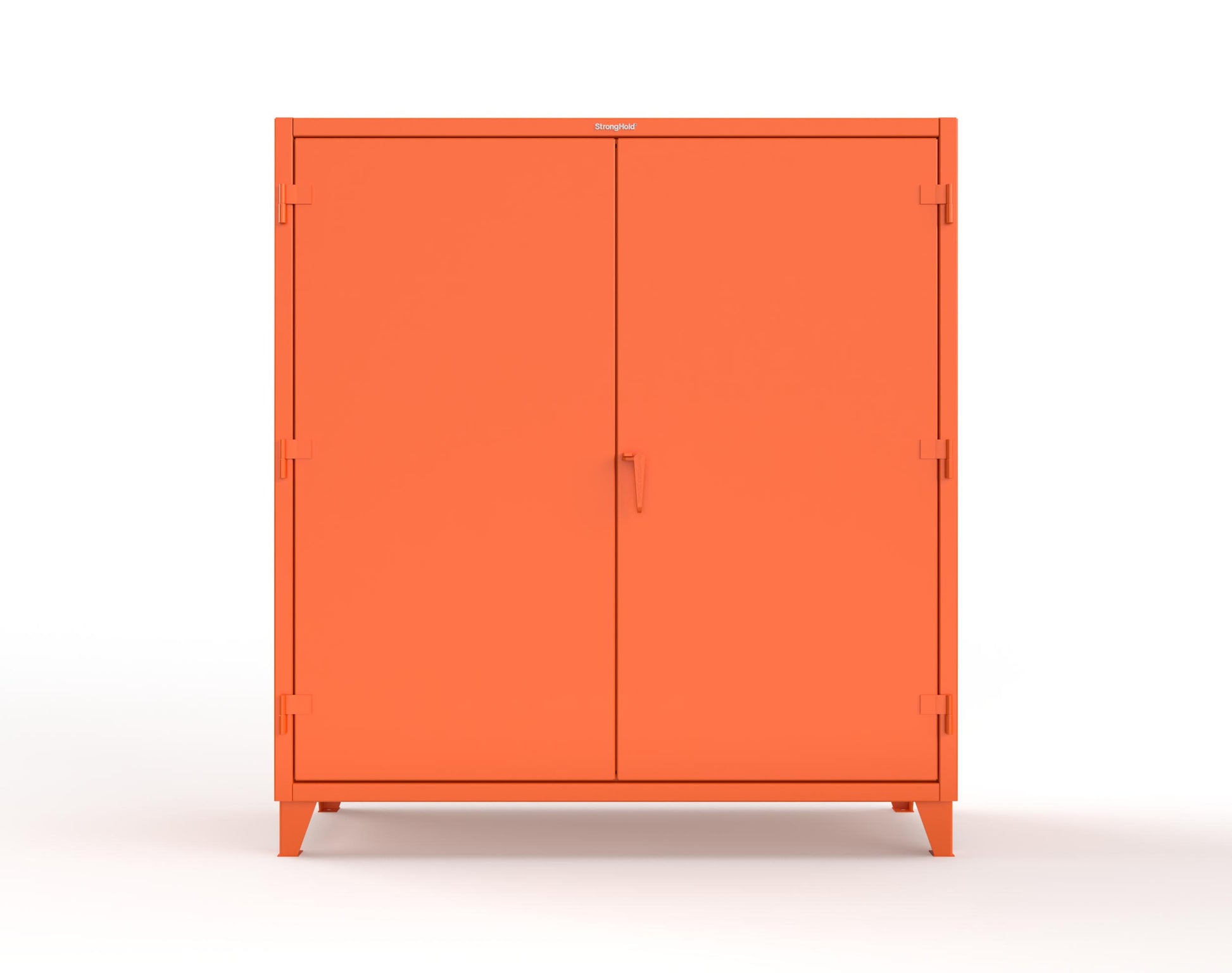 Extreme Duty 12 GA Uniform Cabinet with Hanger Rod, 1 Shelf - 72 In. W x 24 In. D x 78 In. H - 66-WR-241-2009