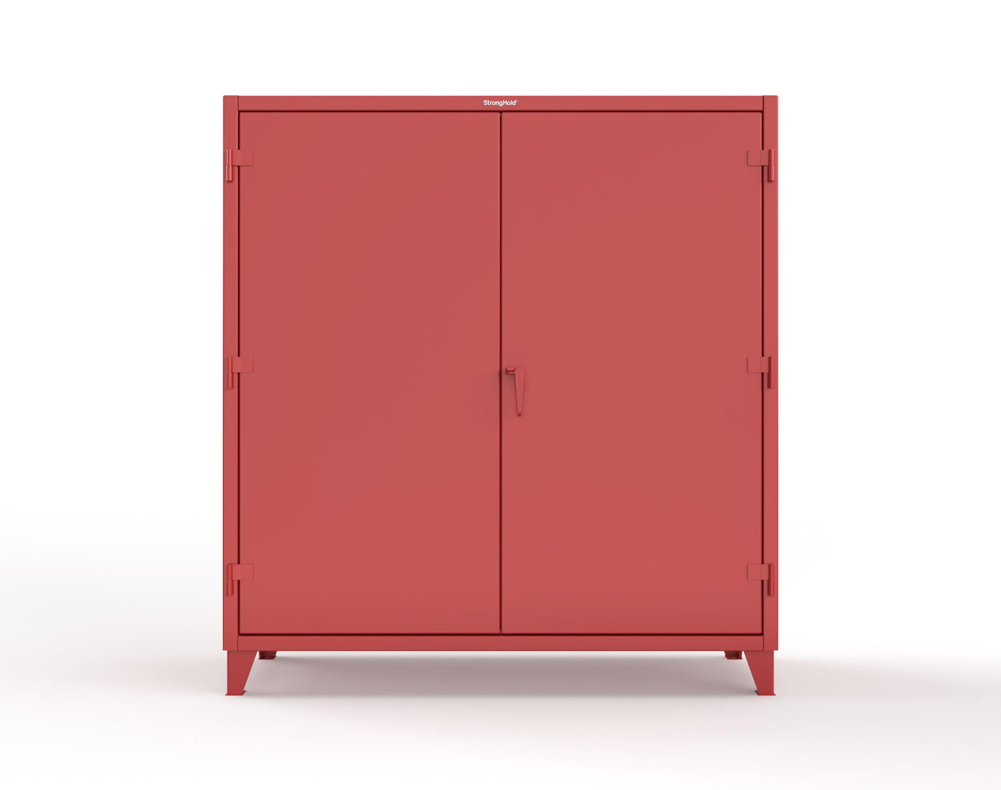 Extreme Duty 12 GA Uniform Cabinet with Hanger Rod, 1 Shelf - 72 In. W x 24 In. D x 78 In. H - 66-WR-241-3001