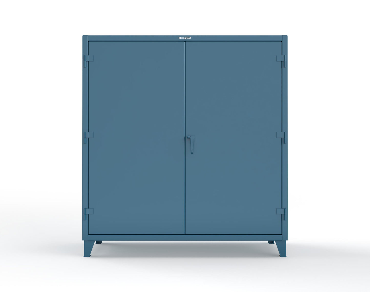 Extreme Duty 12 GA Uniform Cabinet with Hanger Rod, 1 Shelf - 72 In. W x 24 In. D x 78 In. H - 66-WR-241-5001