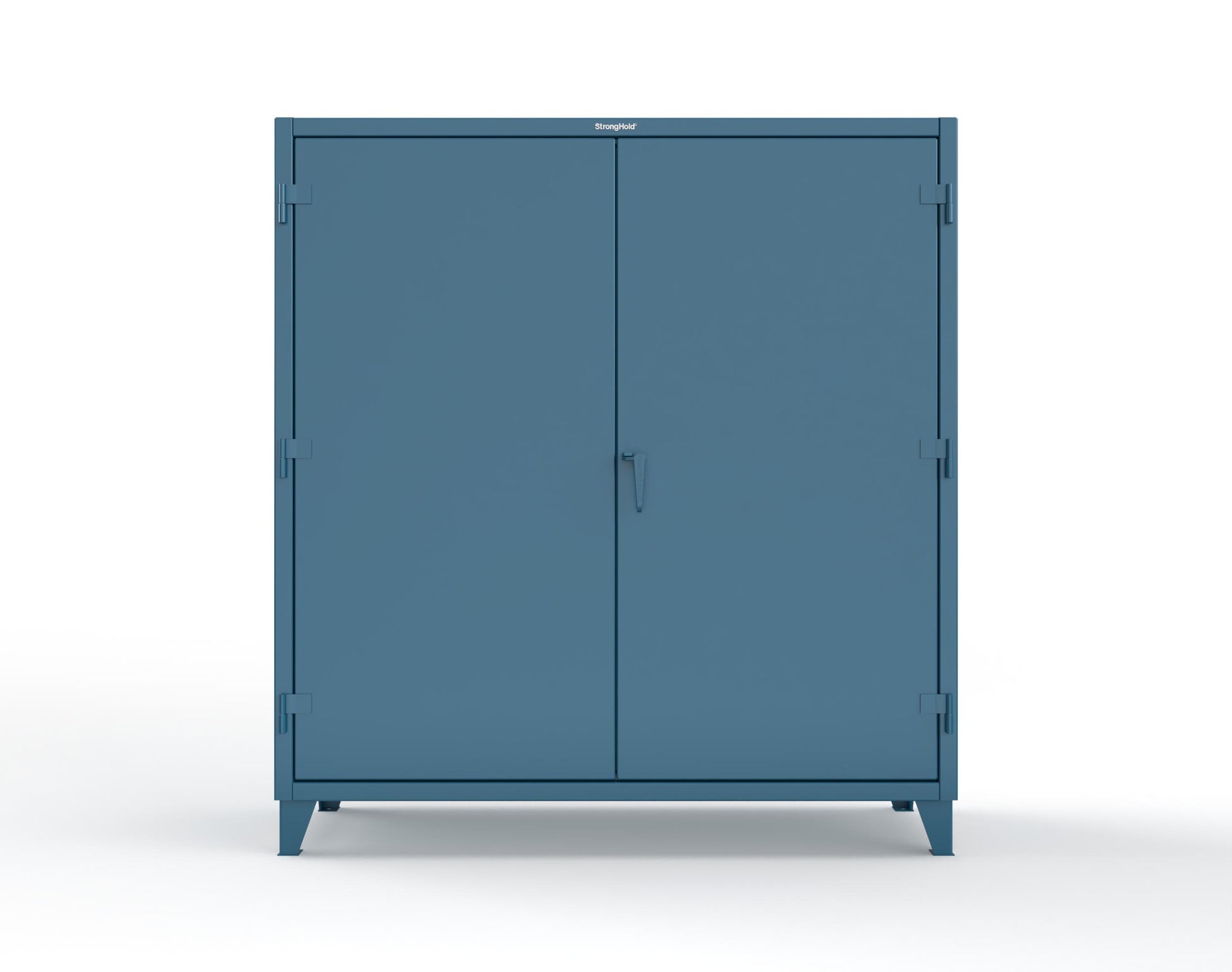 Extreme Duty 12 GA Uniform Cabinet with Hanger Rod, 1 Shelf - 72 In. W x 24 In. D x 78 In. H - 66-WR-241-5001