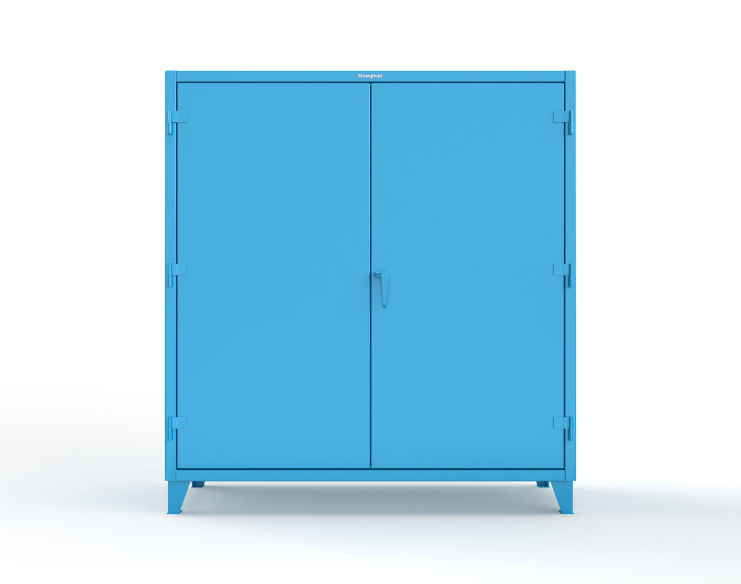 Extreme Duty 12 GA Uniform Cabinet with Hanger Rod, 1 Shelf - 72 In. W x 24 In. D x 78 In. H - 66-WR-241-5012