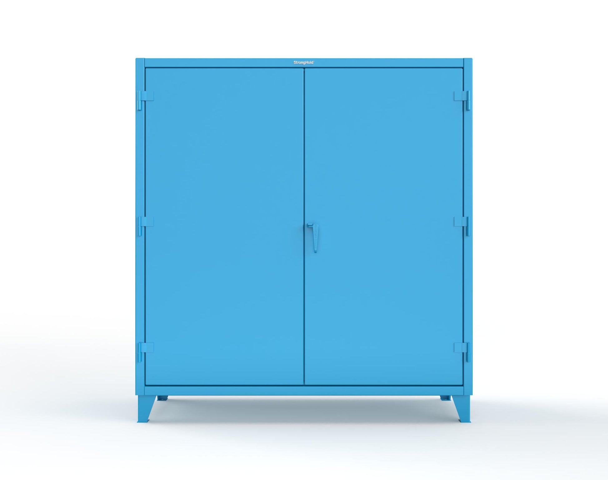 Extreme Duty 12 GA Uniform Cabinet with Hanger Rod, 1 Shelf - 72 In. W x 24 In. D x 78 In. H - 66-WR-241-5012