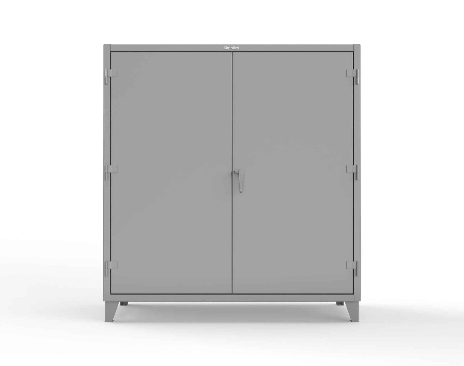 Extreme Duty 12 GA Uniform Cabinet with Hanger Rod, 1 Shelf - 72 In. W x 24 In. D x 78 In. H - 66-WR-241-7037