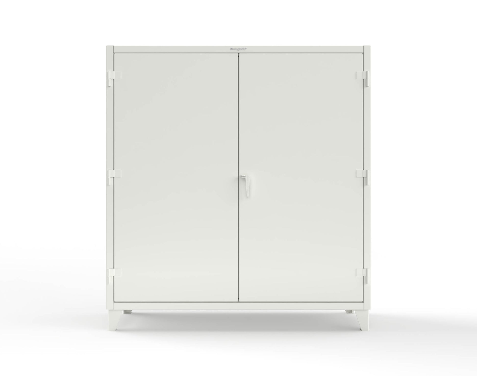 Extreme Duty 12 GA Uniform Cabinet with Hanger Rod, 1 Shelf - 72 In. W x 24 In. D x 78 In. H - 66-WR-241-9003