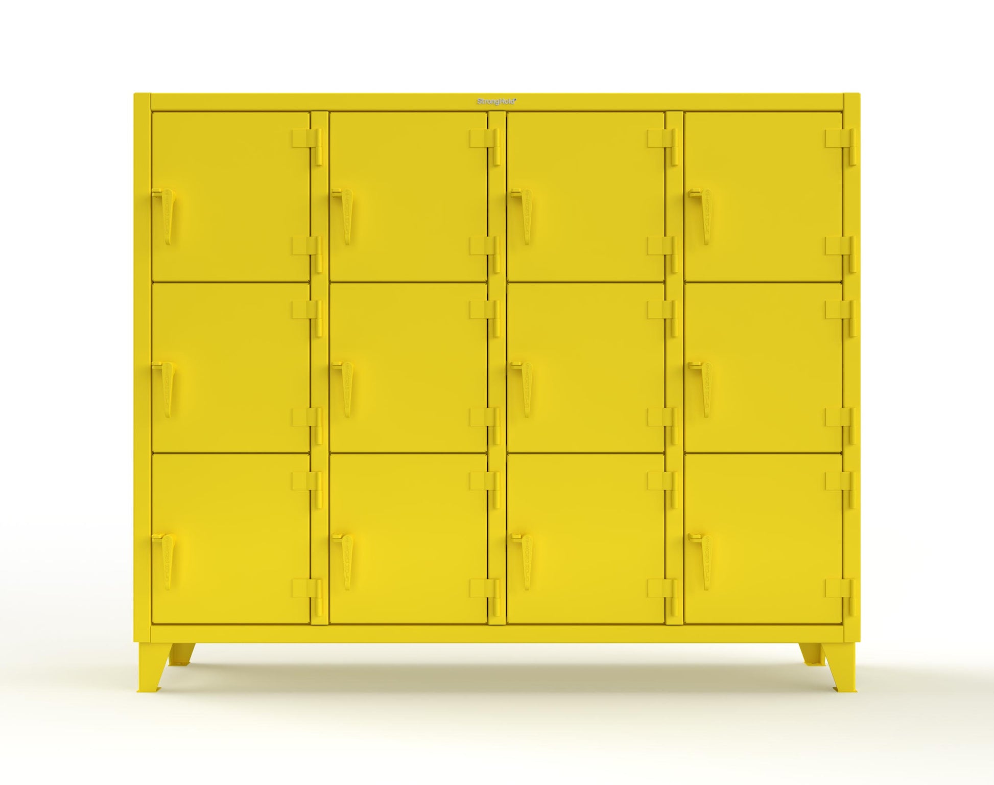 Extreme Duty 12 GA Triple-Tier Locker with 12 Compartments, 82 in. W x 18in. D x 68 in. H - 75-18-3TMT-1021
