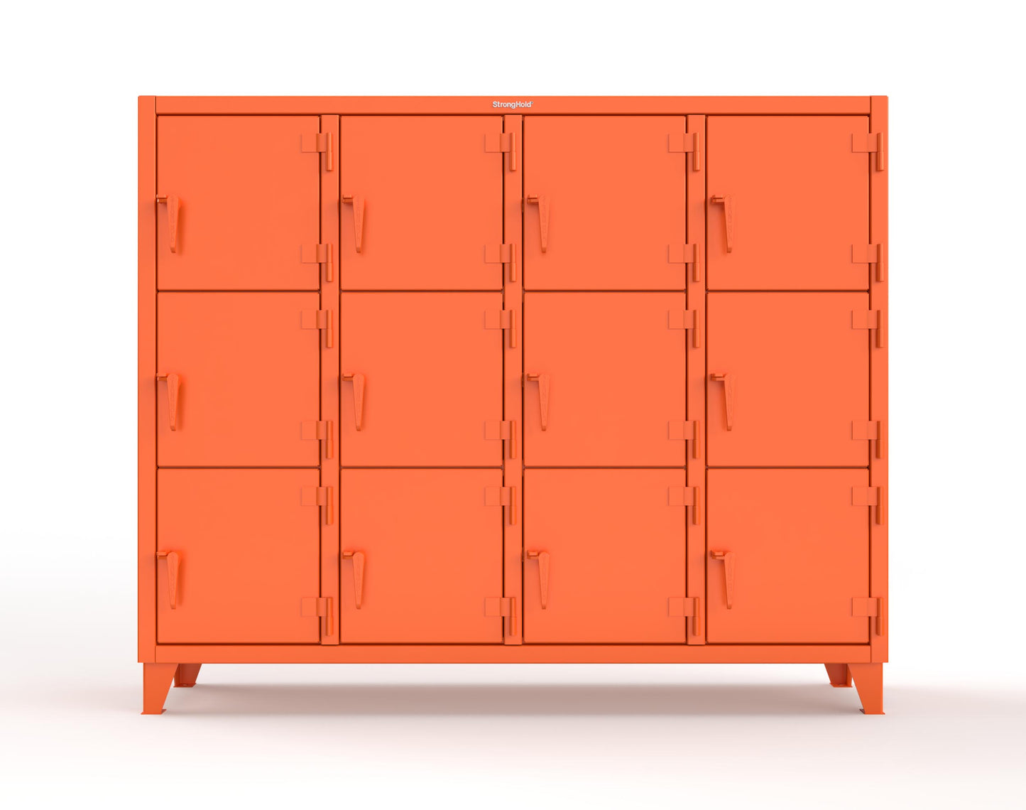 Extreme Duty 12 GA Triple-Tier Locker with 12 Compartments, 82 in. W x 18in. D x 68 in. H - 75-18-3TMT-2009