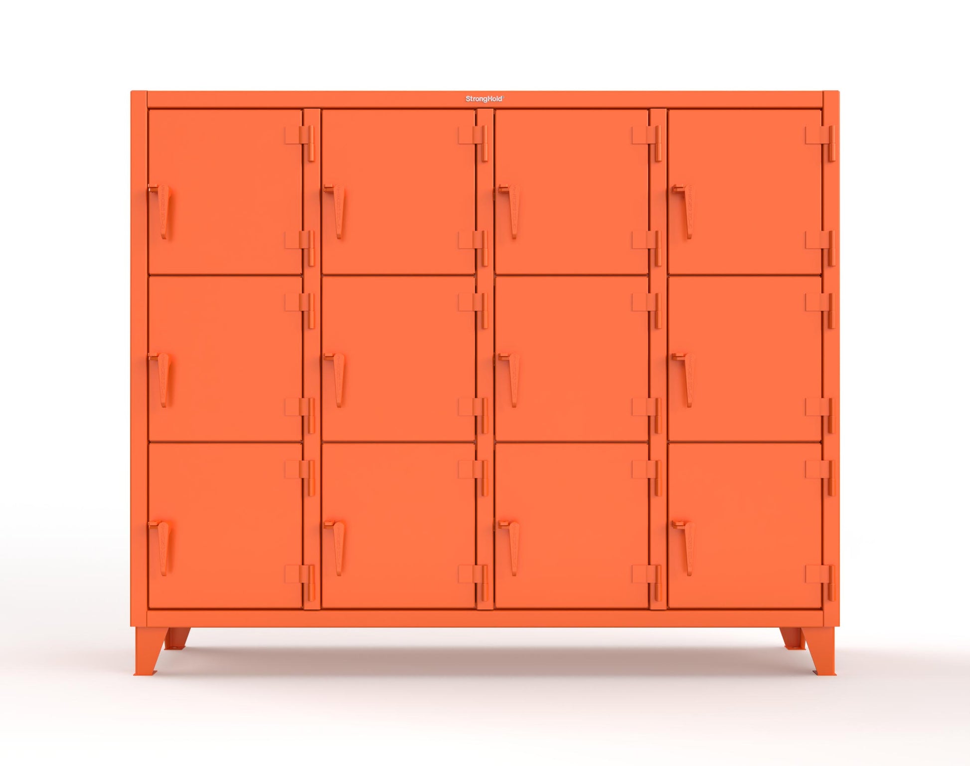 Extreme Duty 12 GA Triple-Tier Locker with 12 Compartments, 82 in. W x 18in. D x 68 in. H - 75-18-3TMT-2009