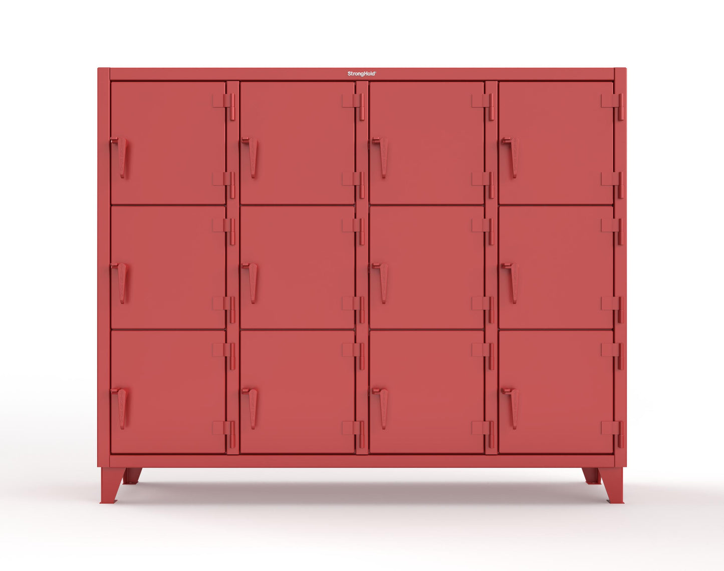 Extreme Duty 12 GA Triple-Tier Locker with 12 Compartments, 82 in. W x 18in. D x 68 in. H - 75-18-3TMT-3001