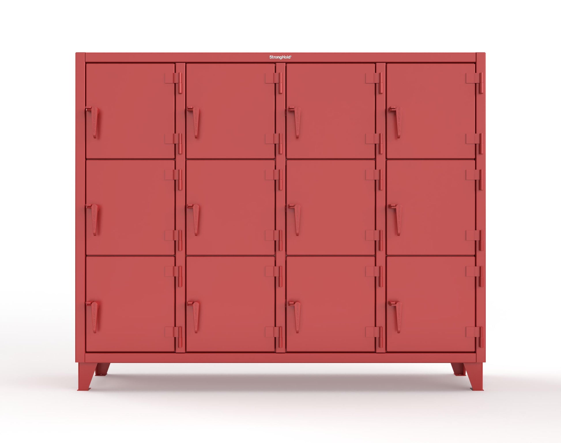 Extreme Duty 12 GA Triple-Tier Locker with 12 Compartments, 82 in. W x 18in. D x 68 in. H - 75-18-3TMT-3001