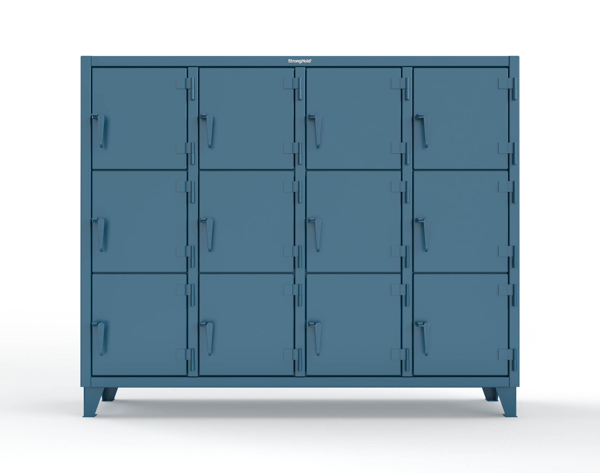 Extreme Duty 12 GA Triple-Tier Locker with 12 Compartments, 82 in. W x 18in. D x 68 in. H - 75-18-3TMT-5001