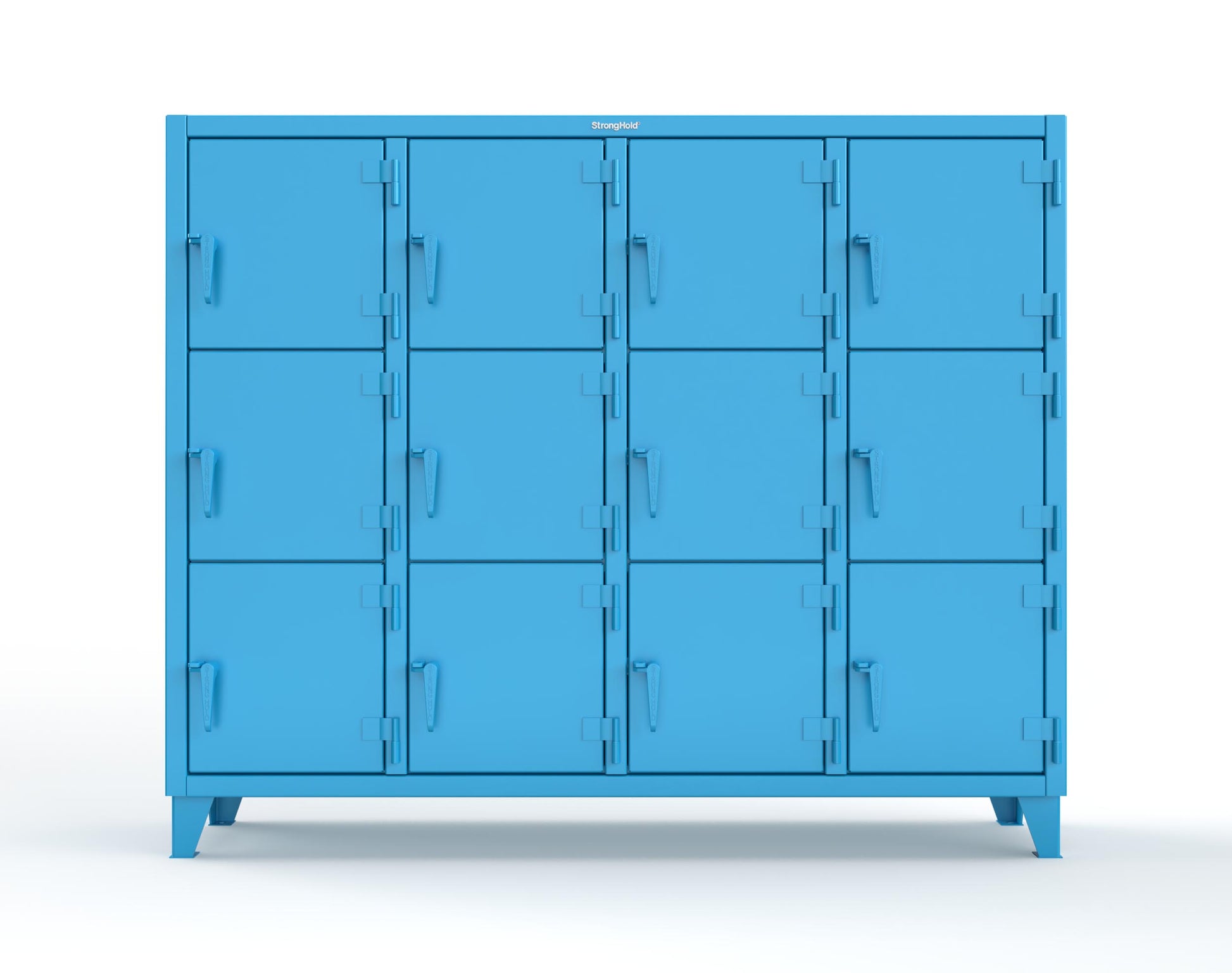 Extreme Duty 12 GA Triple-Tier Locker with 12 Compartments, 82 in. W x 18in. D x 68 in. H - 75-18-3TMT-5012