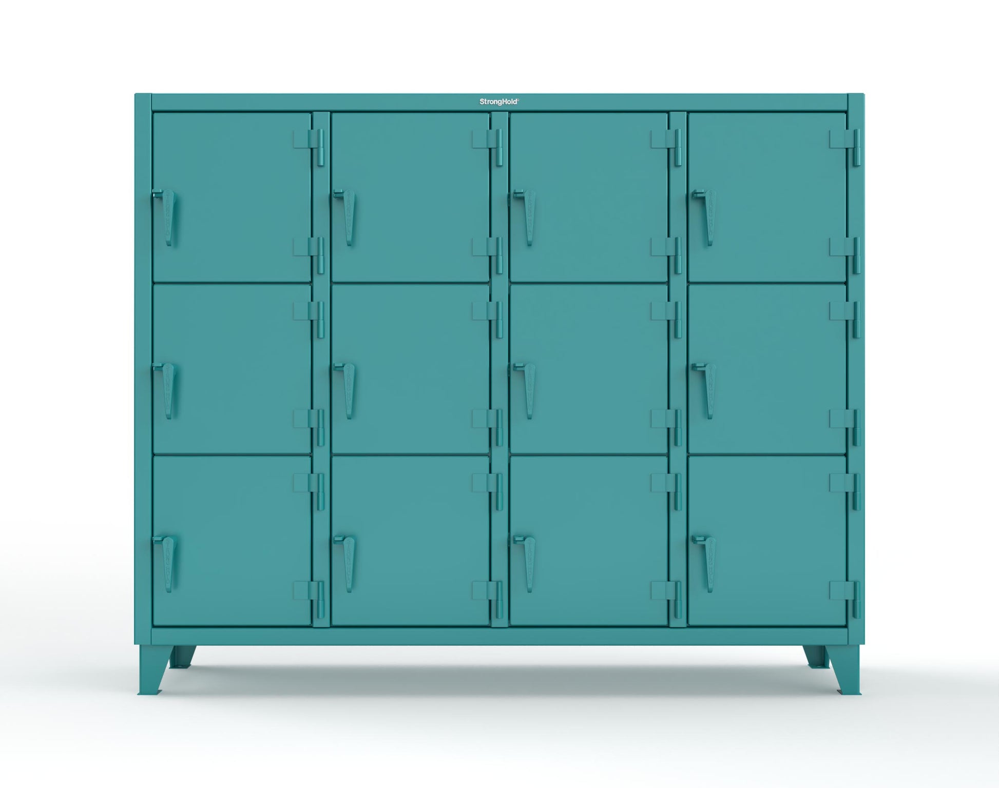 Extreme Duty 12 GA Triple-Tier Locker with 12 Compartments, 82 in. W x 18in. D x 68 in. H - 75-18-3TMT-5021