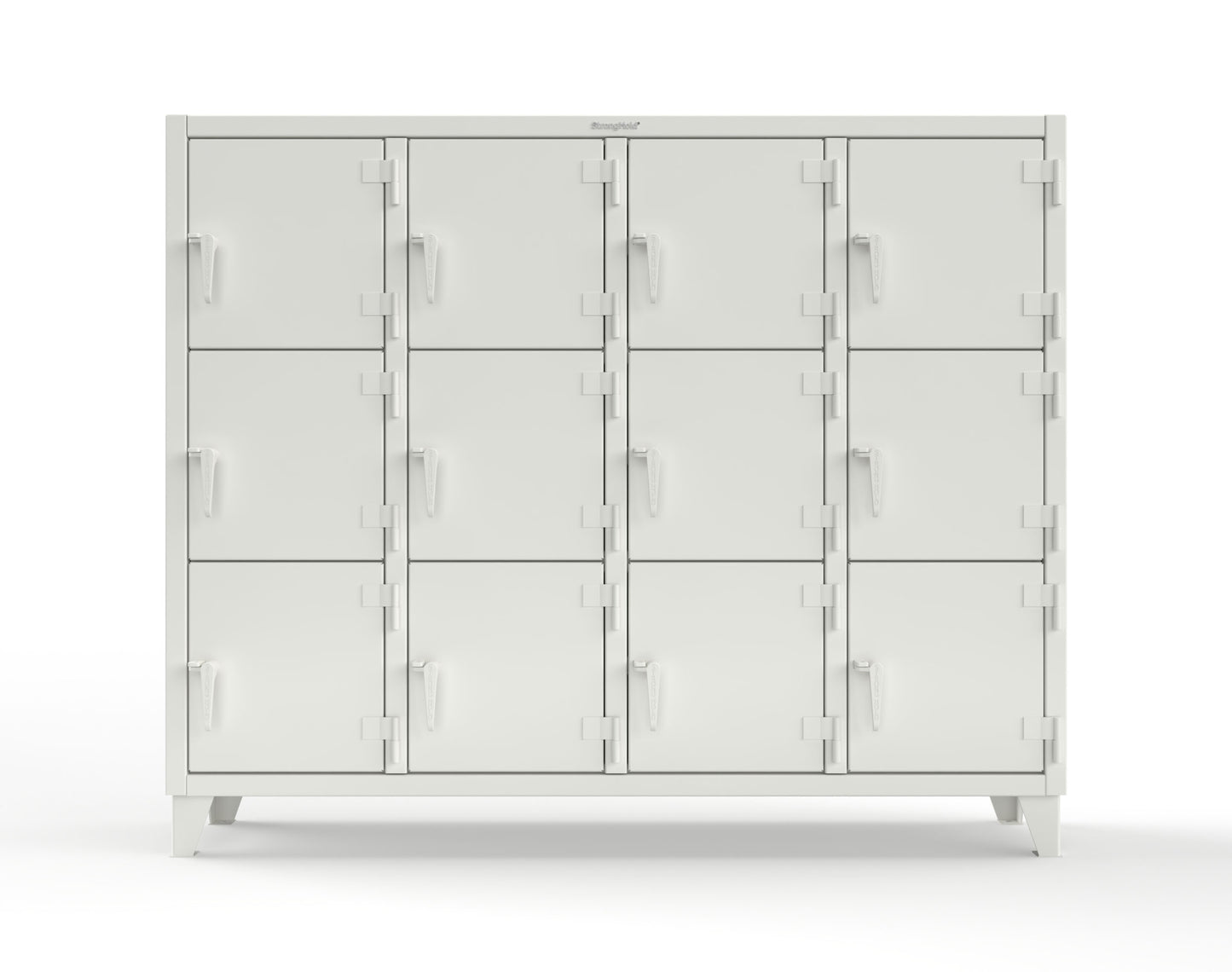 Extreme Duty 12 GA Triple-Tier Locker with 12 Compartments, 82 in. W x 18in. D x 68 in. H - 75-18-3TMT-9003