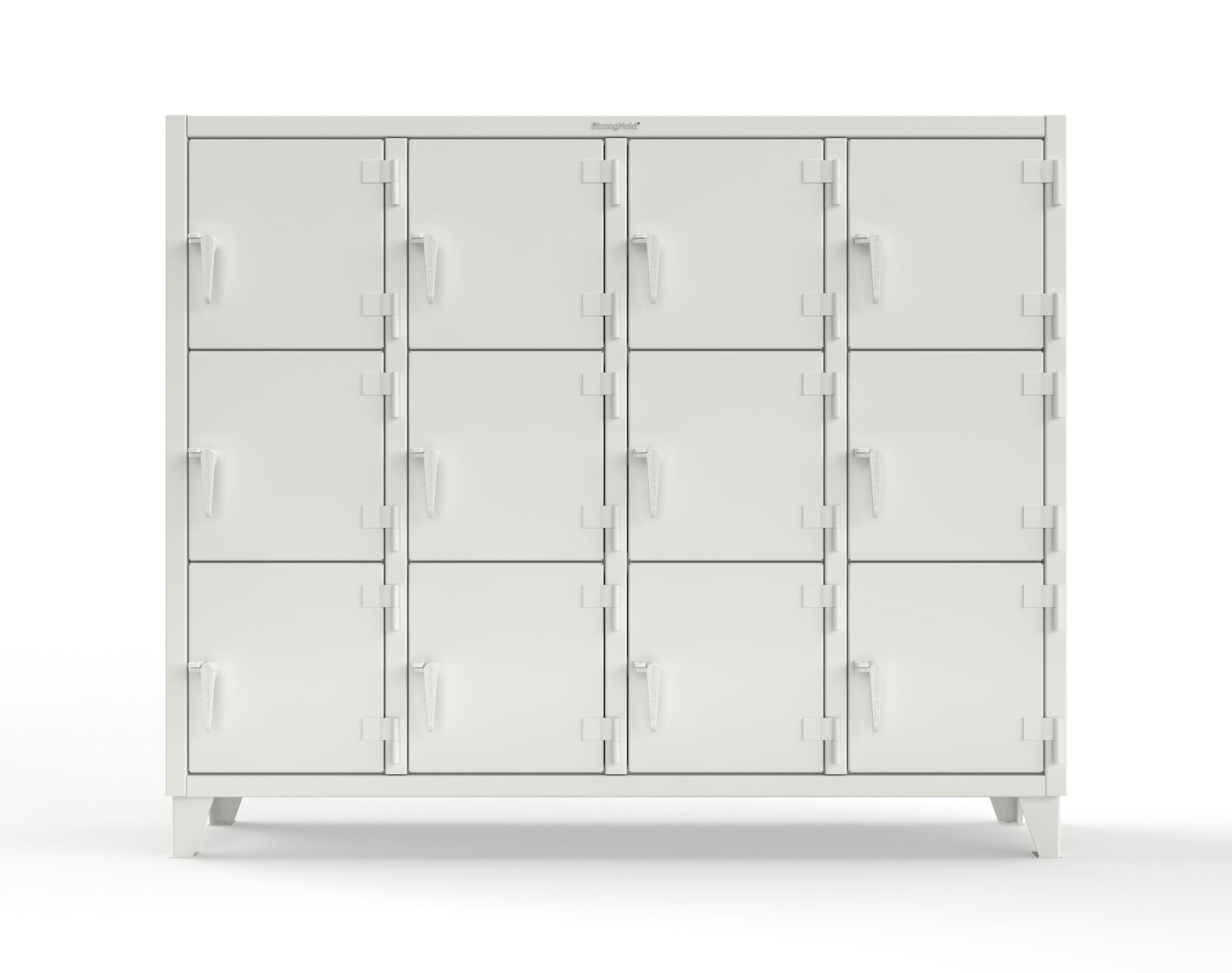 Extreme Duty 12 GA Triple-Tier Locker with 12 Compartments, 82 in. W x 18in. D x 68 in. H - 75-18-3TMT-9003