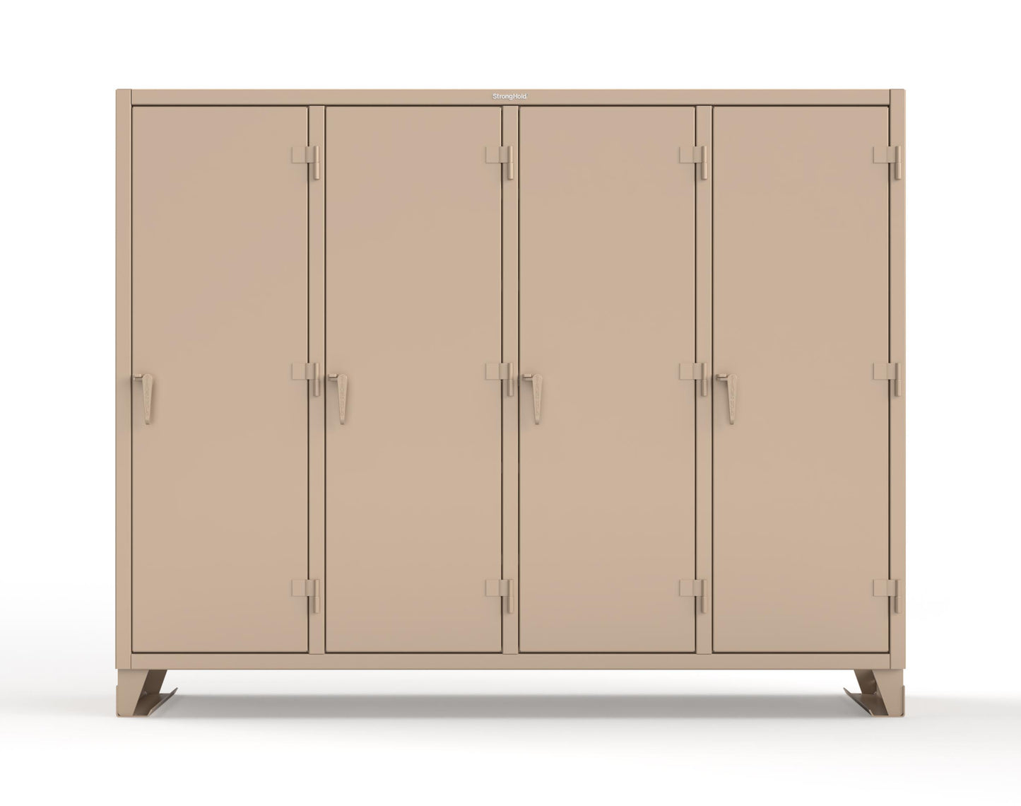 Extreme Duty 12 GA Multi-Shift Cabinet with 20 Shelves - 98 In. W x 24 In. D x 78 In. H - 86-MS-2420-7024 - 86-MS-2420-1019