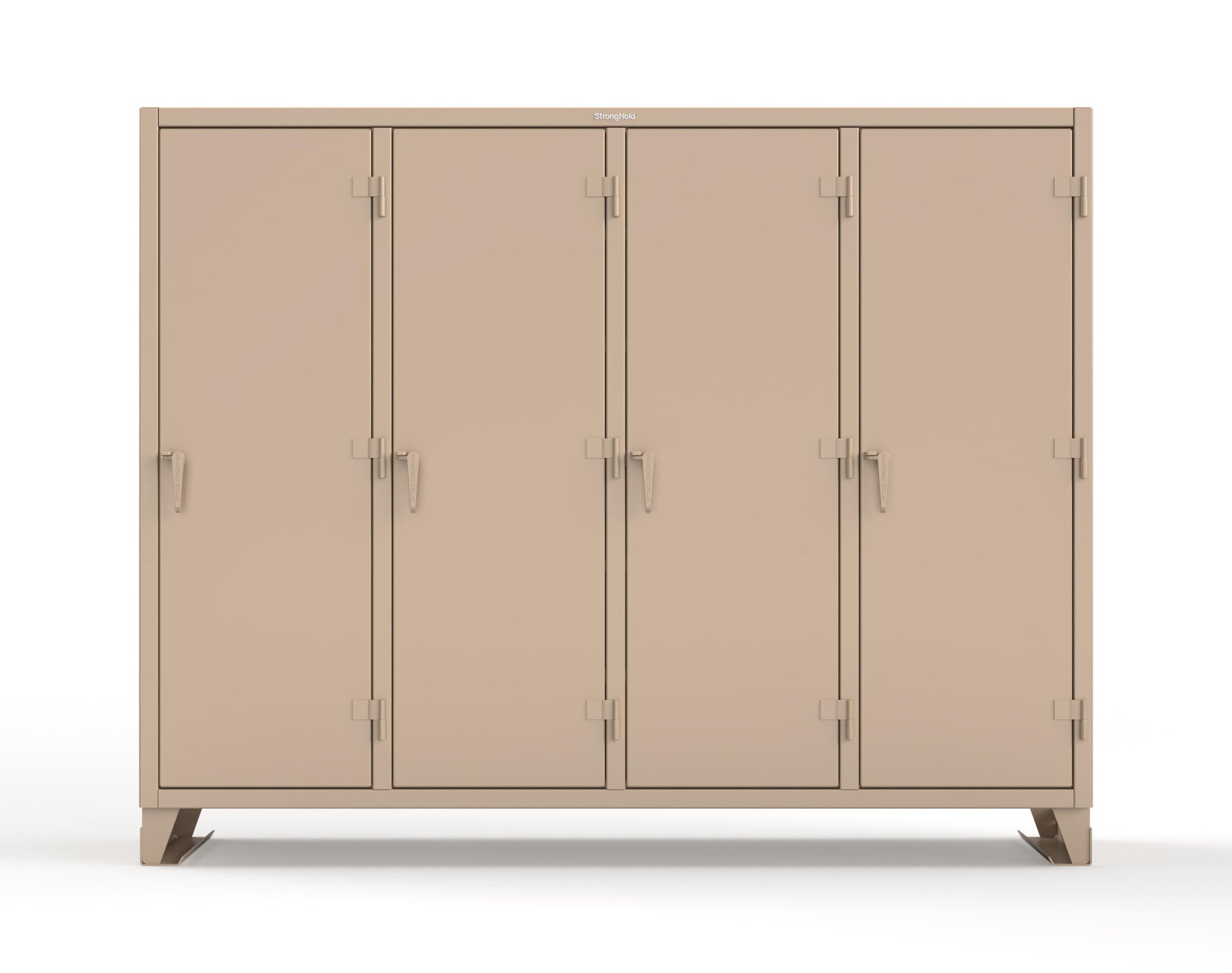 Extreme Duty 12 GA Multi-Shift Cabinet with 20 Shelves - 98 In. W x 24 In. D x 78 In. H - 86-MS-2420-7024 - 86-MS-2420-1019