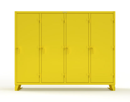 Extreme Duty 12 GA Multi-Shift Cabinet with 20 Shelves - 98 In. W x 24 In. D x 78 In. H - 86-MS-2420-7024 - 86-MS-2420-1021