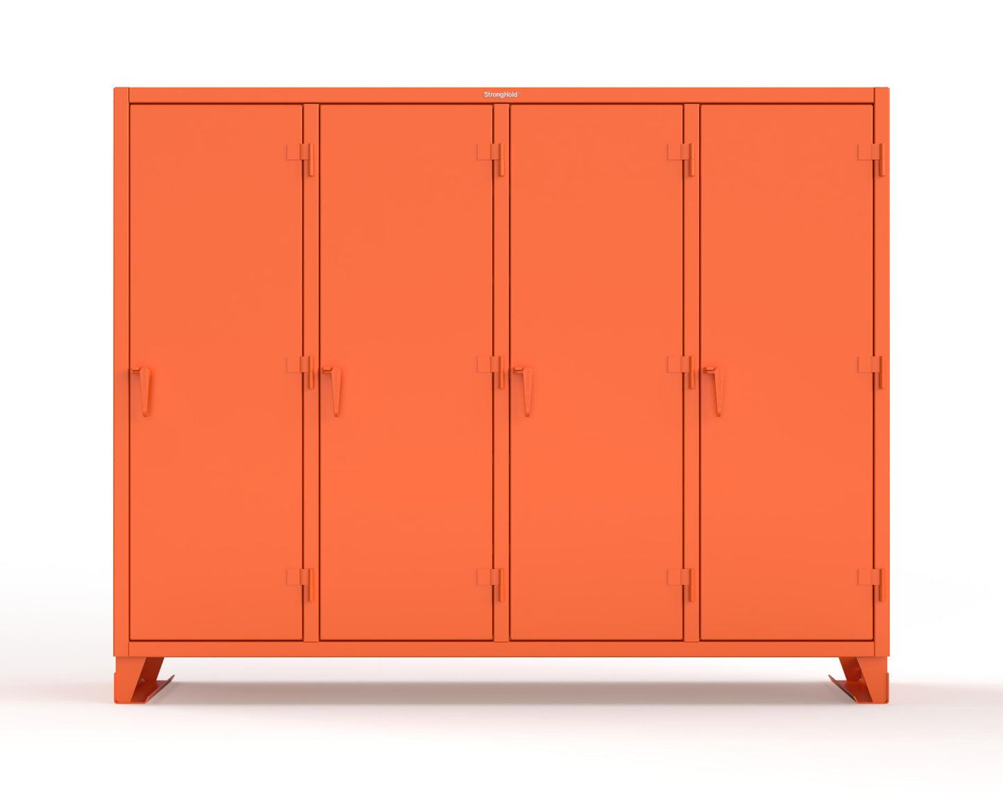 Extreme Duty 12 GA Multi-Shift Cabinet with 20 Shelves - 98 In. W x 24 In. D x 78 In. H - 86-MS-2420-7024 - 86-MS-2420-2009