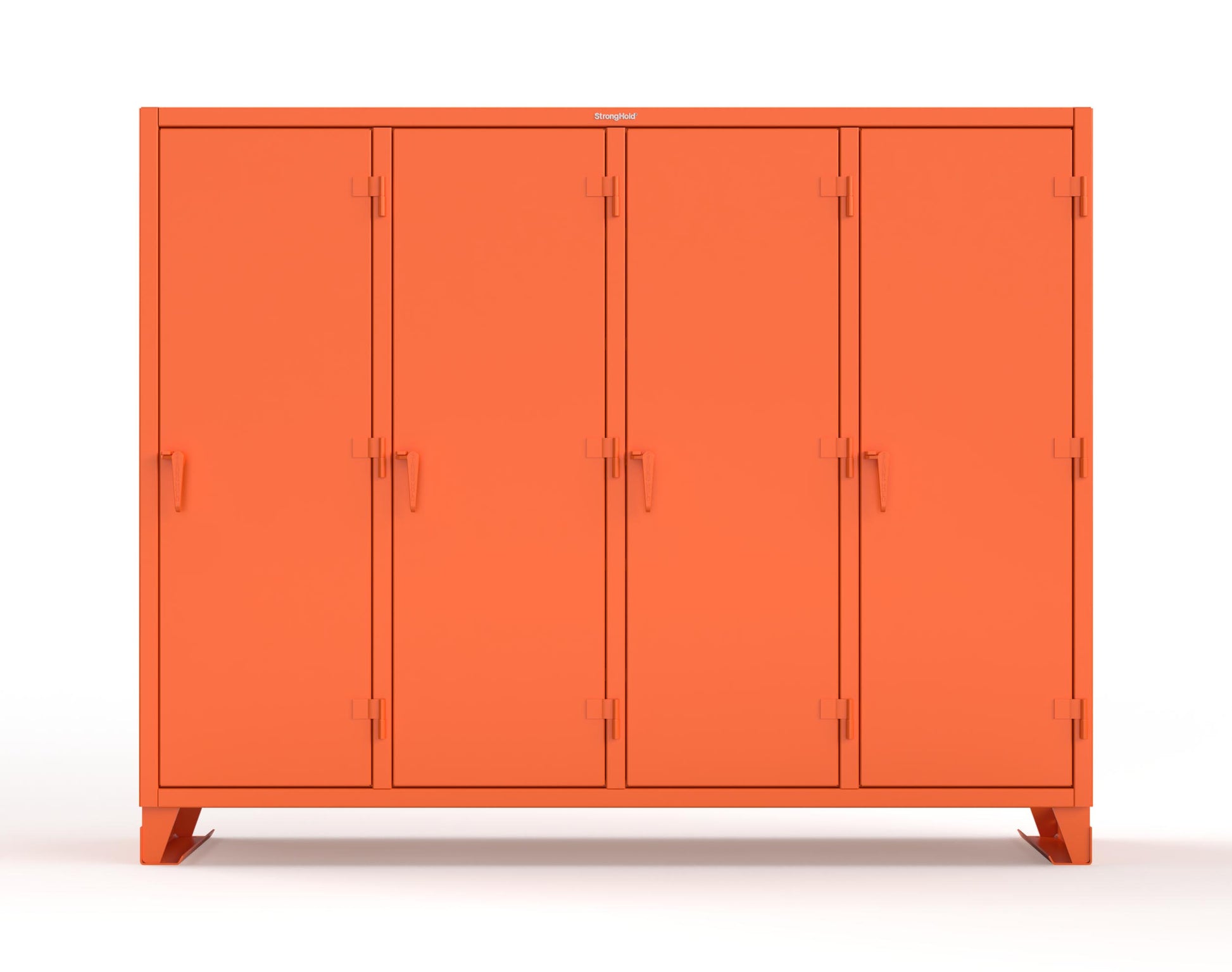 Extreme Duty 12 GA Multi-Shift Cabinet with 20 Shelves - 98 In. W x 24 In. D x 78 In. H - 86-MS-2420-7024 - 86-MS-2420-2009