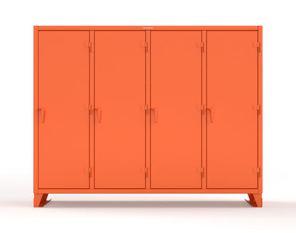 Extreme Duty 12 GA Multi-Shift Cabinet with 20 Shelves - 98 In. W x 24 In. D x 78 In. H - 86-MS-2420-7024 - 86-MS-2420-2009