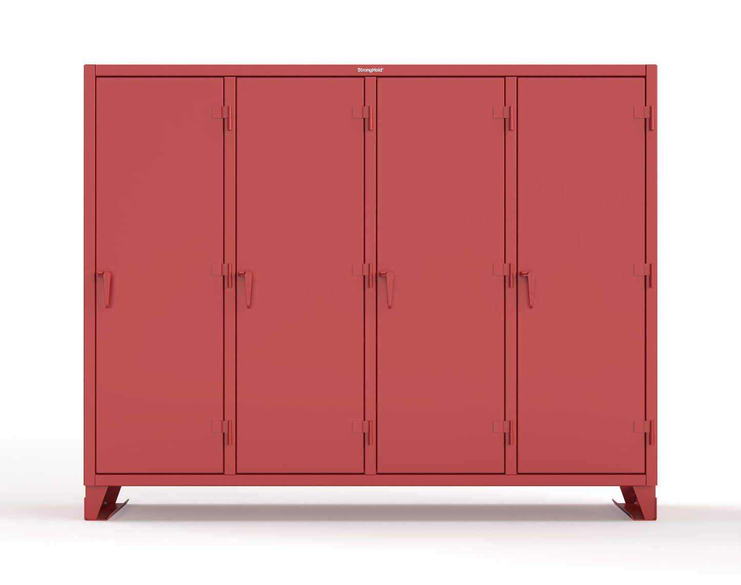 Extreme Duty 12 GA Multi-Shift Cabinet with 20 Shelves - 98 In. W x 24 In. D x 78 In. H - 86-MS-2420-7024 - 86-MS-2420-3001