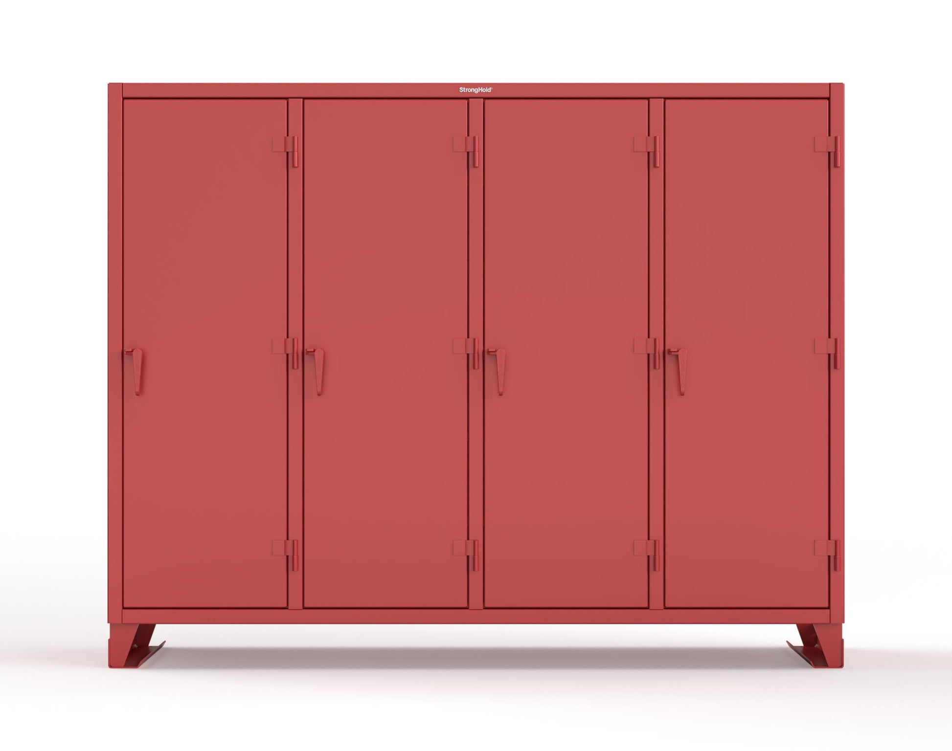 Extreme Duty 12 GA Multi-Shift Cabinet with 20 Shelves - 98 In. W x 24 In. D x 78 In. H - 86-MS-2420-7024 - 86-MS-2420-3001