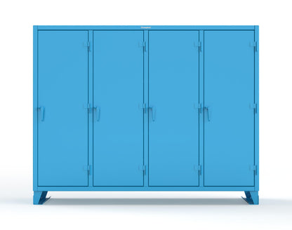 Extreme Duty 12 GA Multi-Shift Cabinet with 20 Shelves - 98 In. W x 24 In. D x 78 In. H - 86-MS-2420-7024 - 86-MS-2420-5012