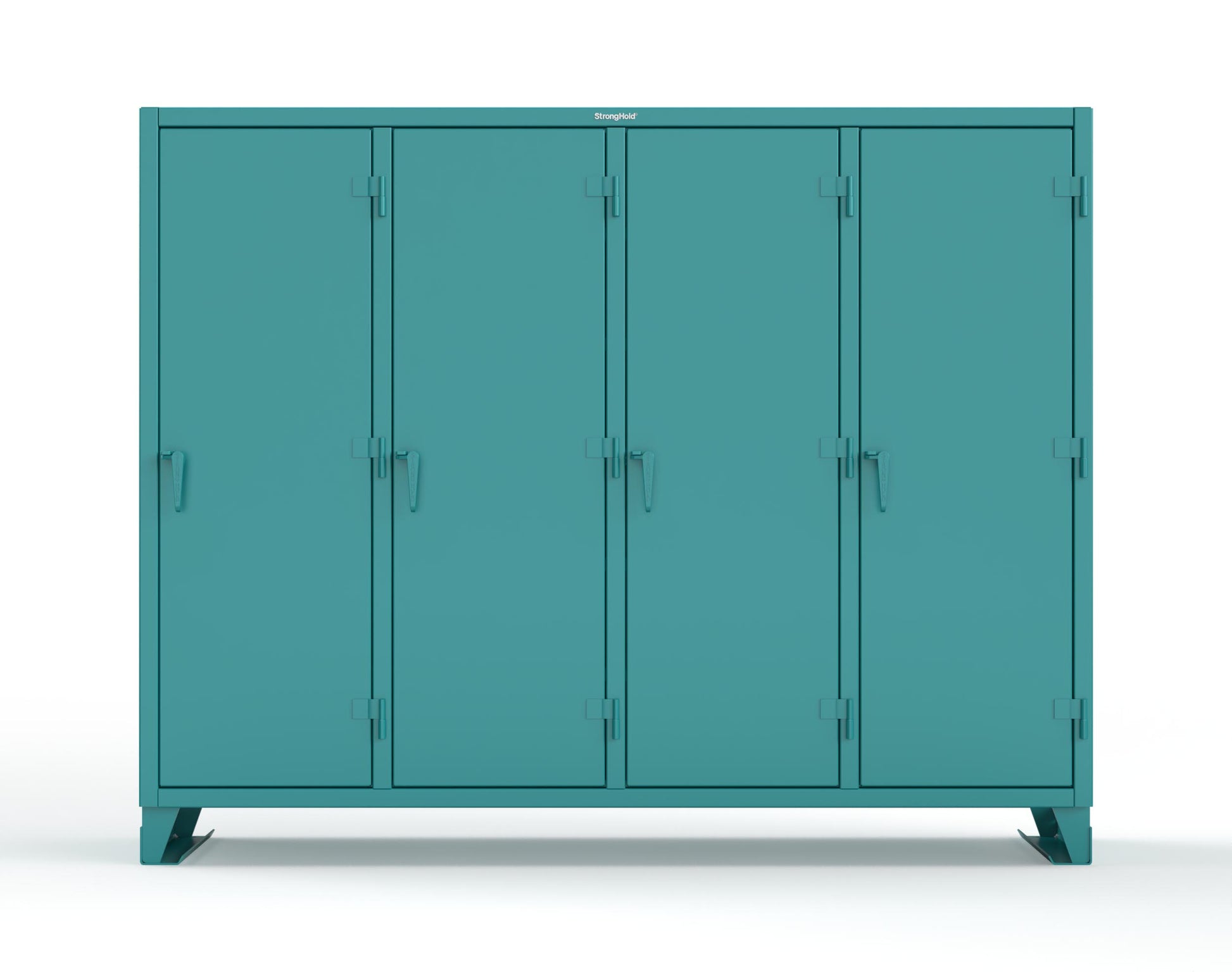 Extreme Duty 12 GA Multi-Shift Cabinet with 20 Shelves - 98 In. W x 24 In. D x 78 In. H - 86-MS-2420-7024 - 86-MS-2420-5021