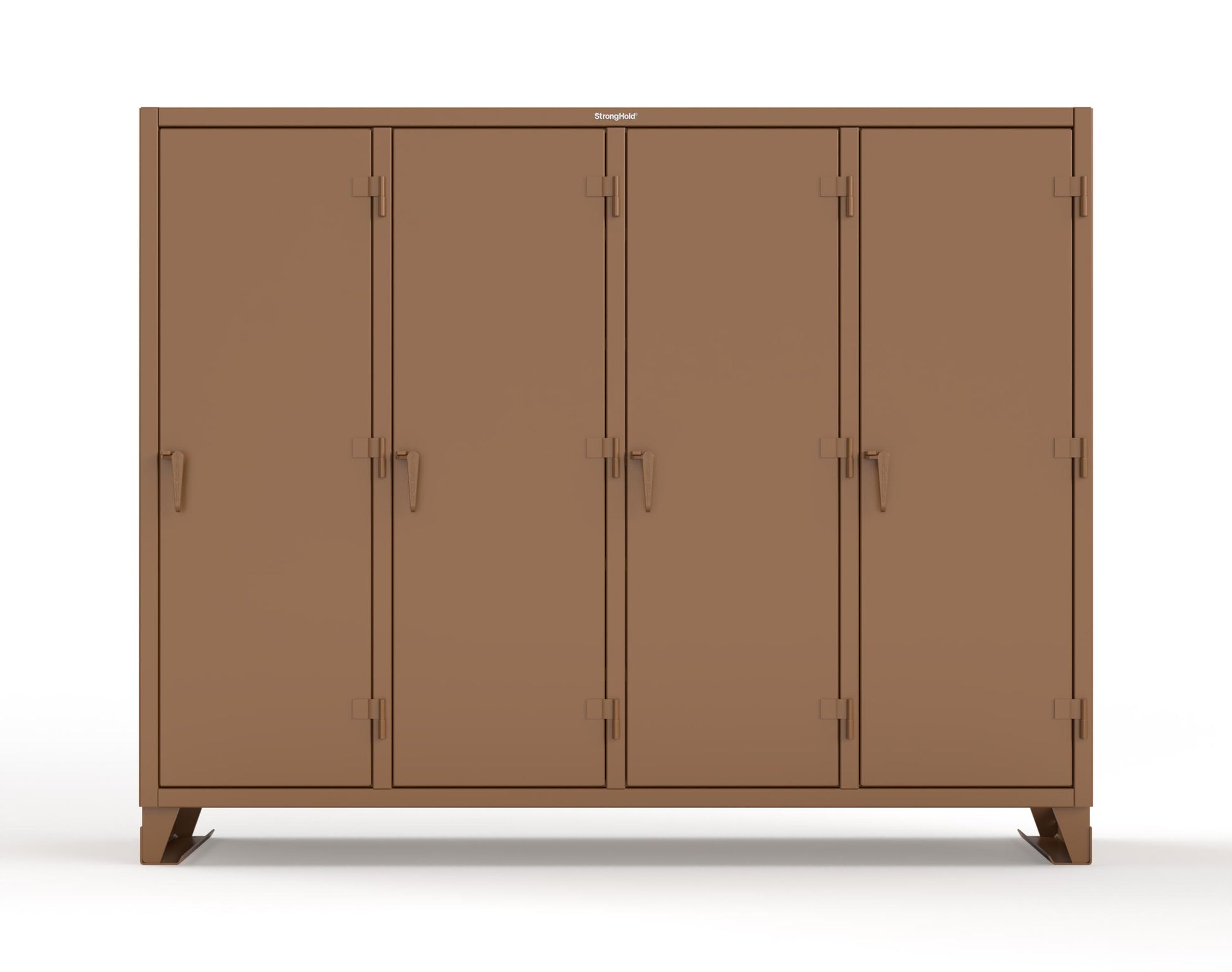 Extreme Duty 12 GA Multi-Shift Cabinet with 20 Shelves - 98 In. W x 24 In. D x 78 In. H - 86-MS-2420-7024 - 86-MS-2420-8008