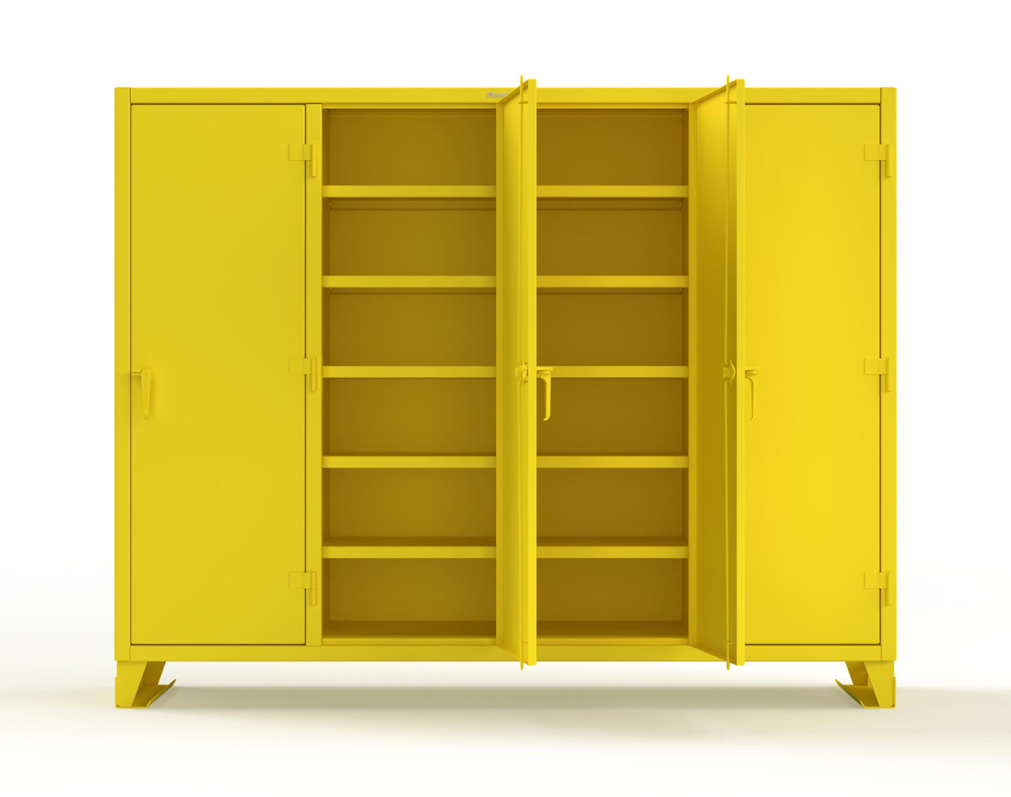 Extreme Duty 12 GA Multi-Shift Cabinet with 20 Shelves - 98 In. W x 24 In. D x 78 In. H - 86-MS-2420-7024 - 86-MS-2420-1021