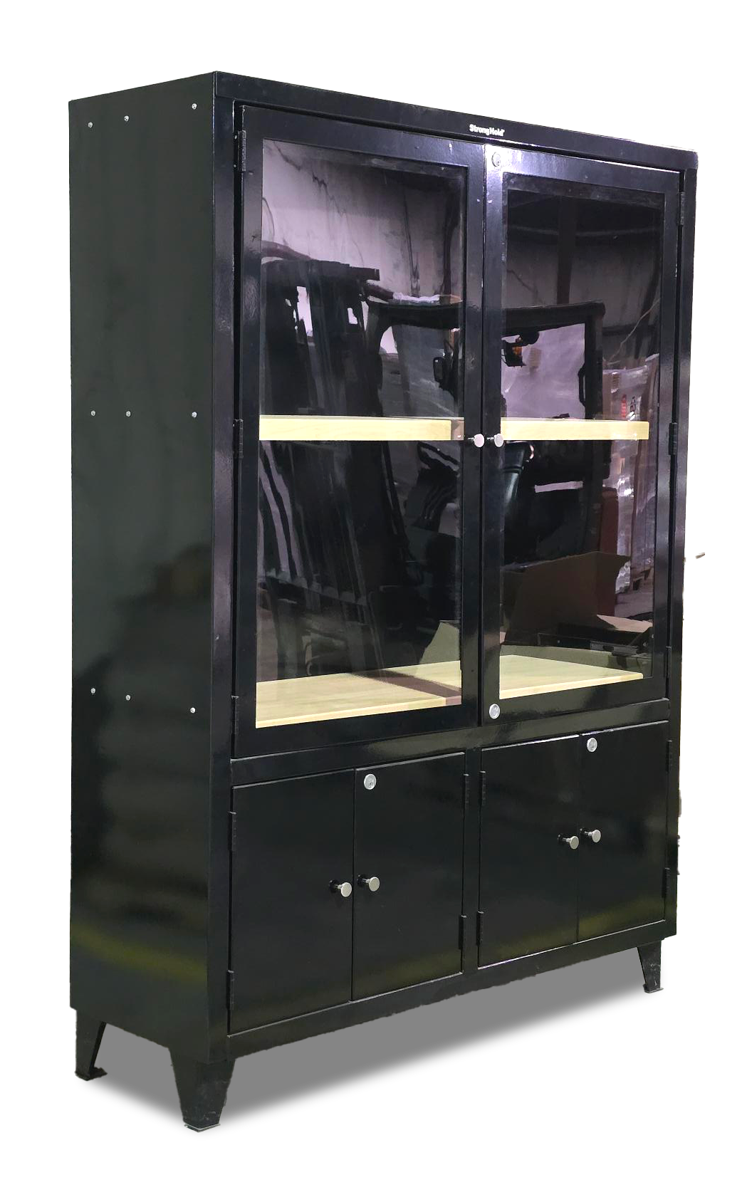 One of a Kind 12 Gauge Bourbon Cabinet