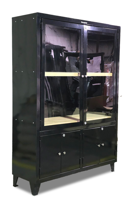 One of a Kind 12 Gauge Bourbon Cabinet