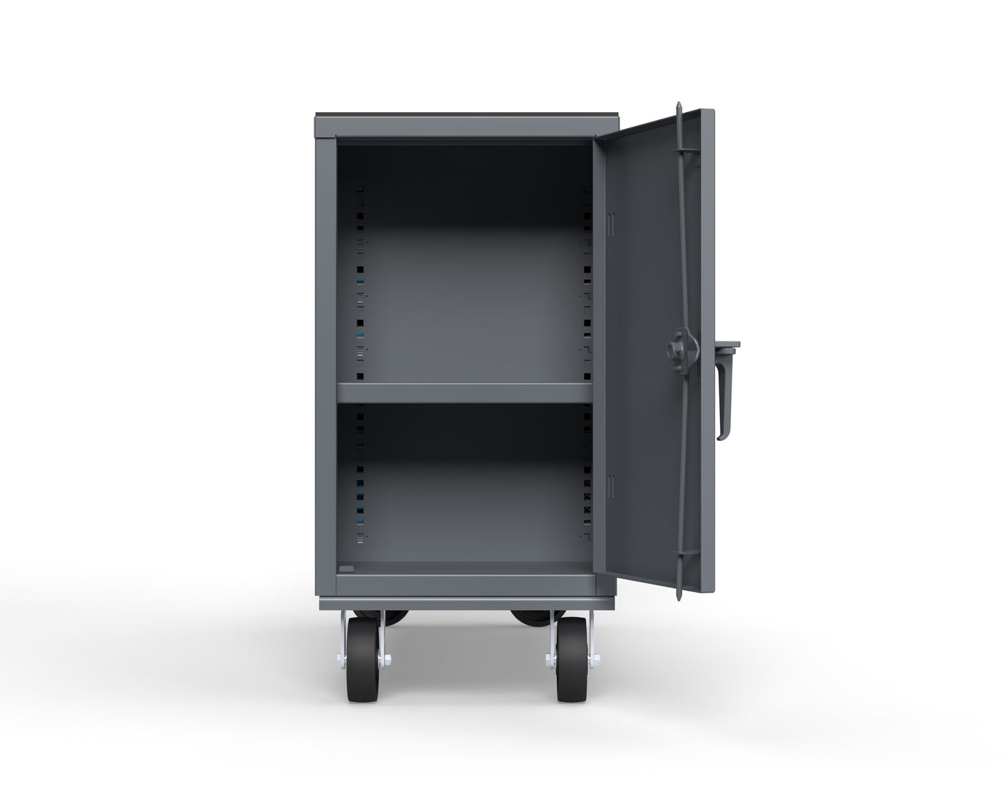 Extra Heavy Duty 14 GA Mobile Tool Cart with Side Compartment, ABS Top, 12 Half-Width Drawers - 3" Drawers x8, 6" Drawers x4 - 60 in. W x 21 in. D x 41 in. H